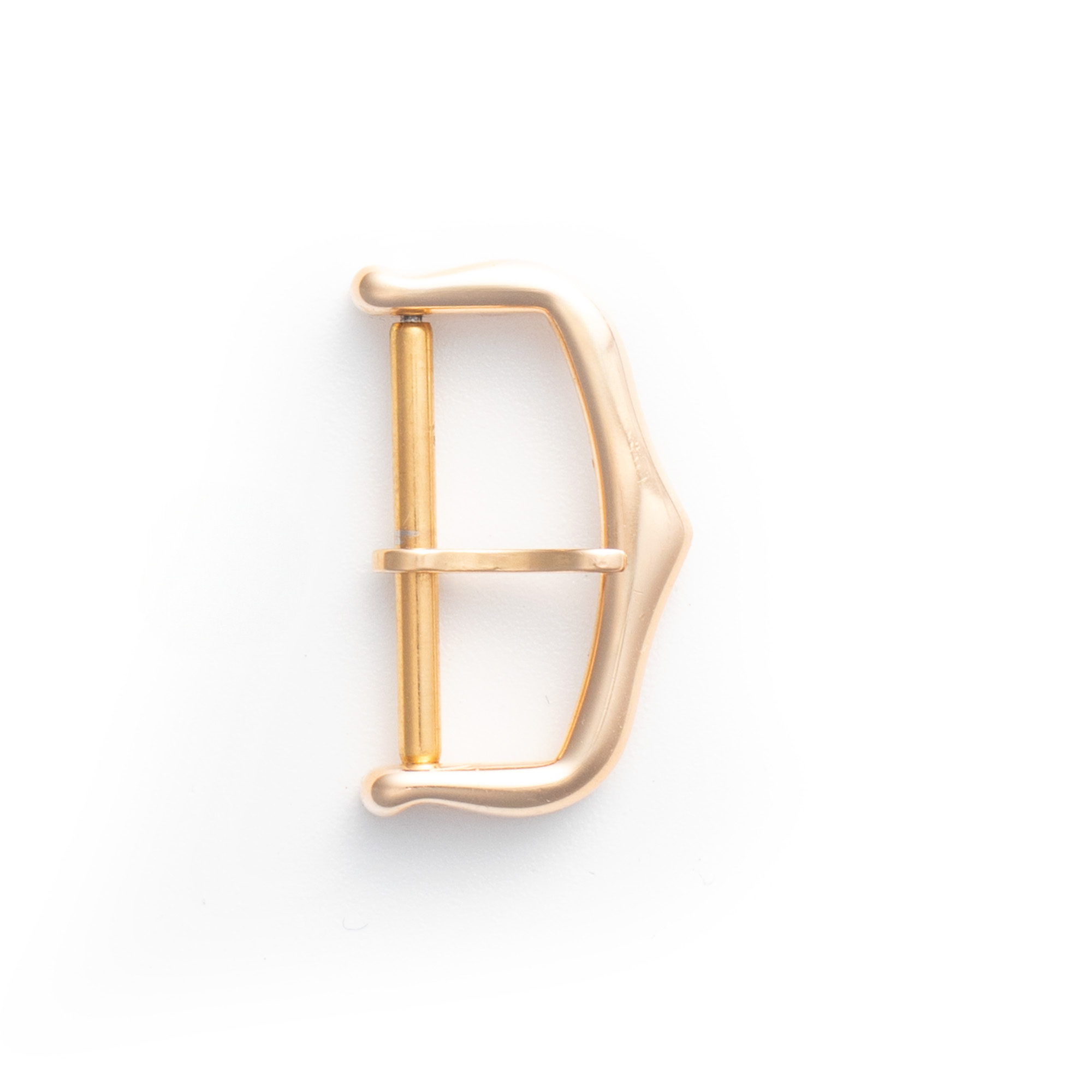 Factory solid 18K yellow gold tang buckle for Cartier 18mm strap width. thumbnail 1