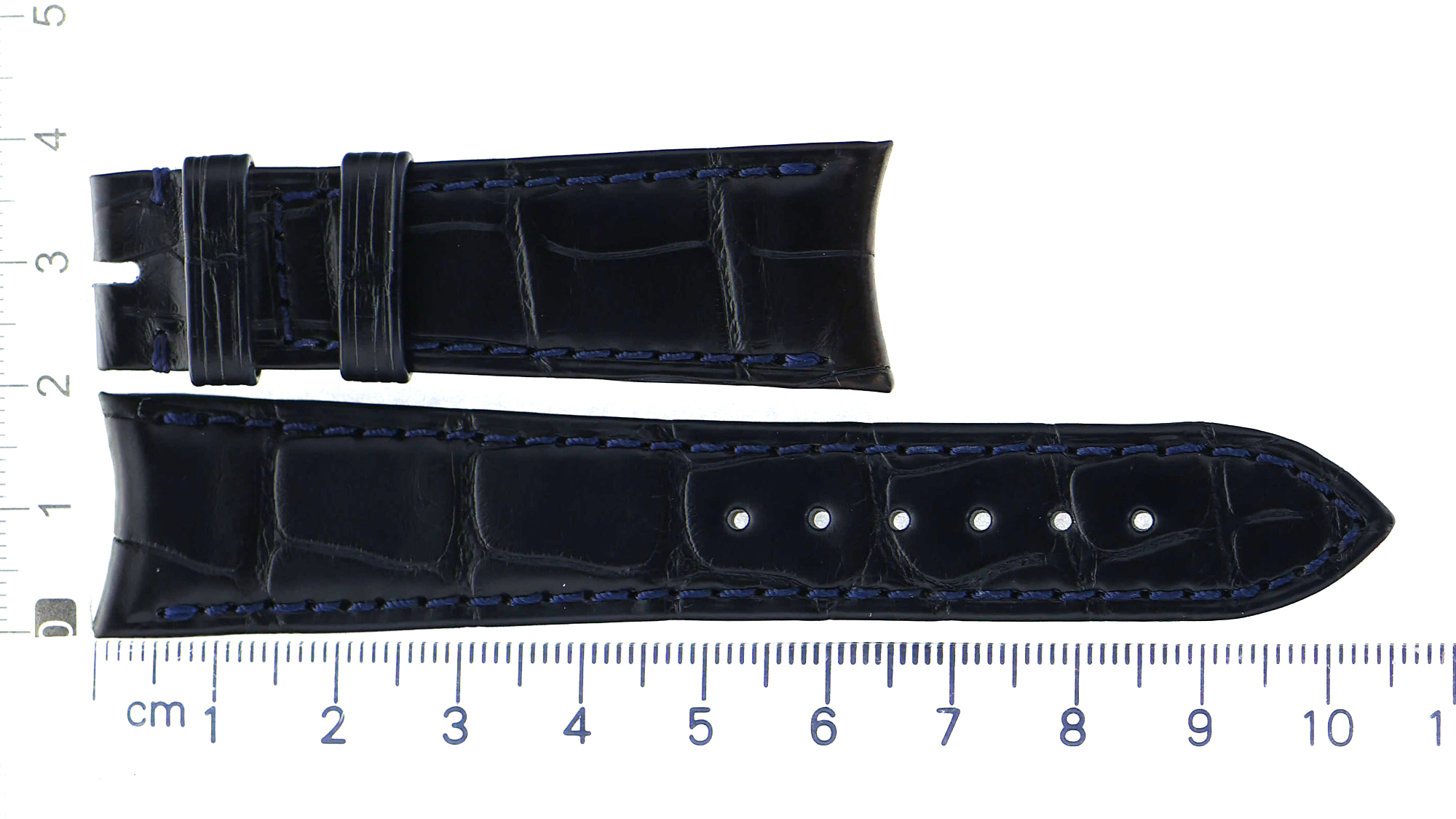 Facotry original Audemars Piguet black leather strap 20 x 16 thumbnail 1
