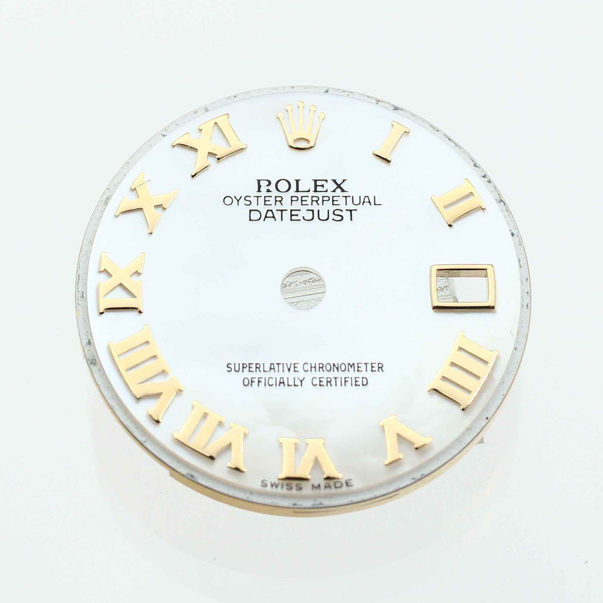White mother of pearl MOP dial roman numeral for Rolex Datejust 26 or 29mm Mother of pearl thumbnail 1