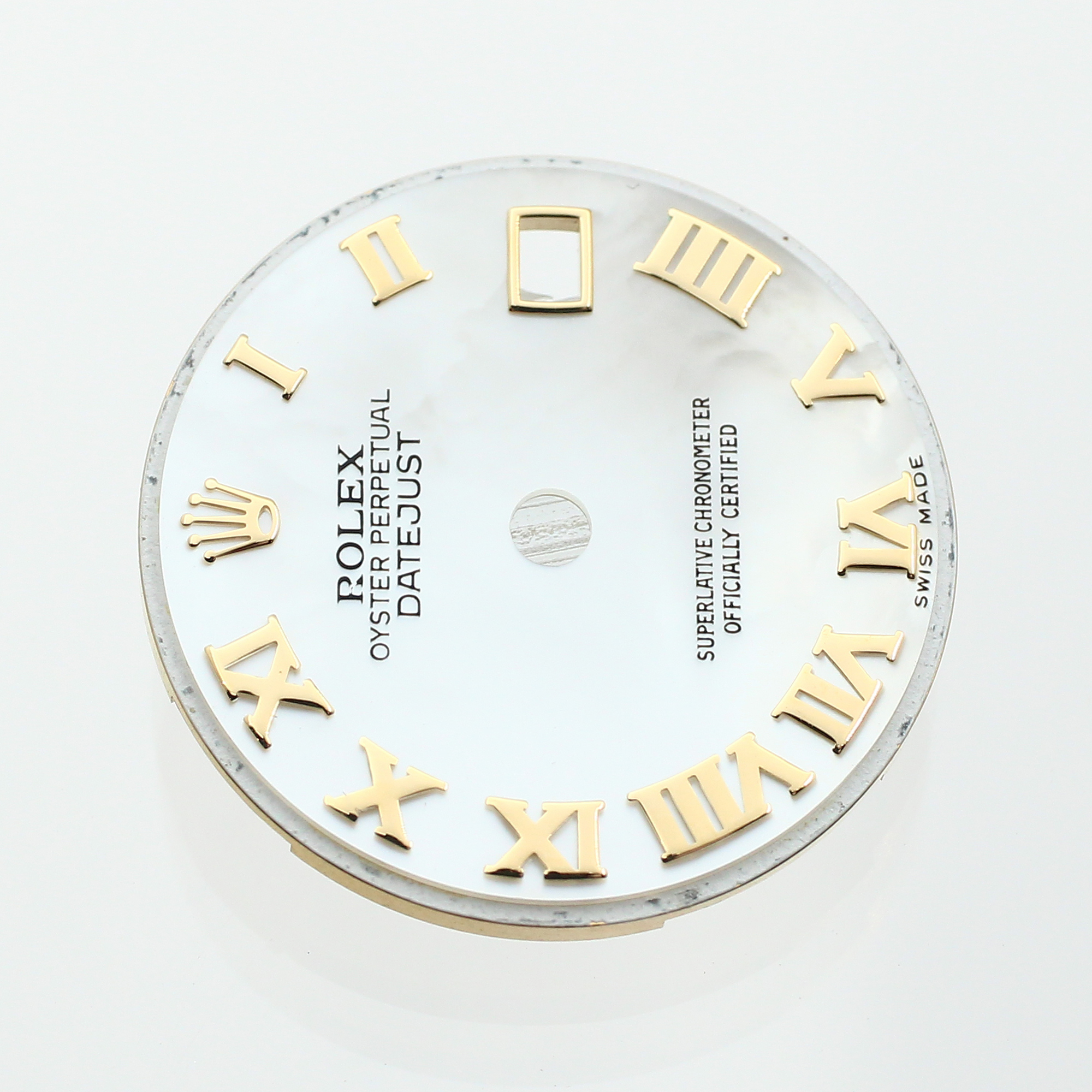 White mother of pearl MOP dial roman numeral for Rolex Datejust 26 or 29mm Mother of pearl thumbnail 2