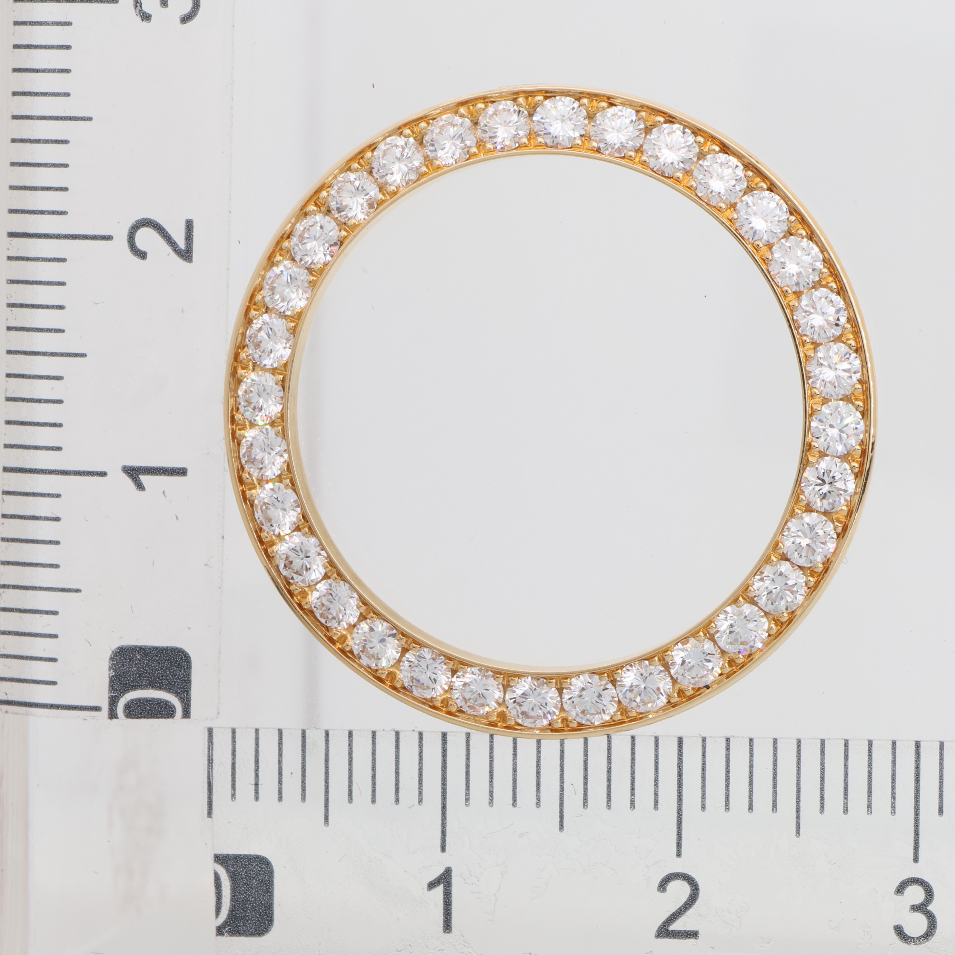 Factory original 1.50 ct. 32 diamonds bezel for Rolex Pearlmaster 29mm thumbnail 1