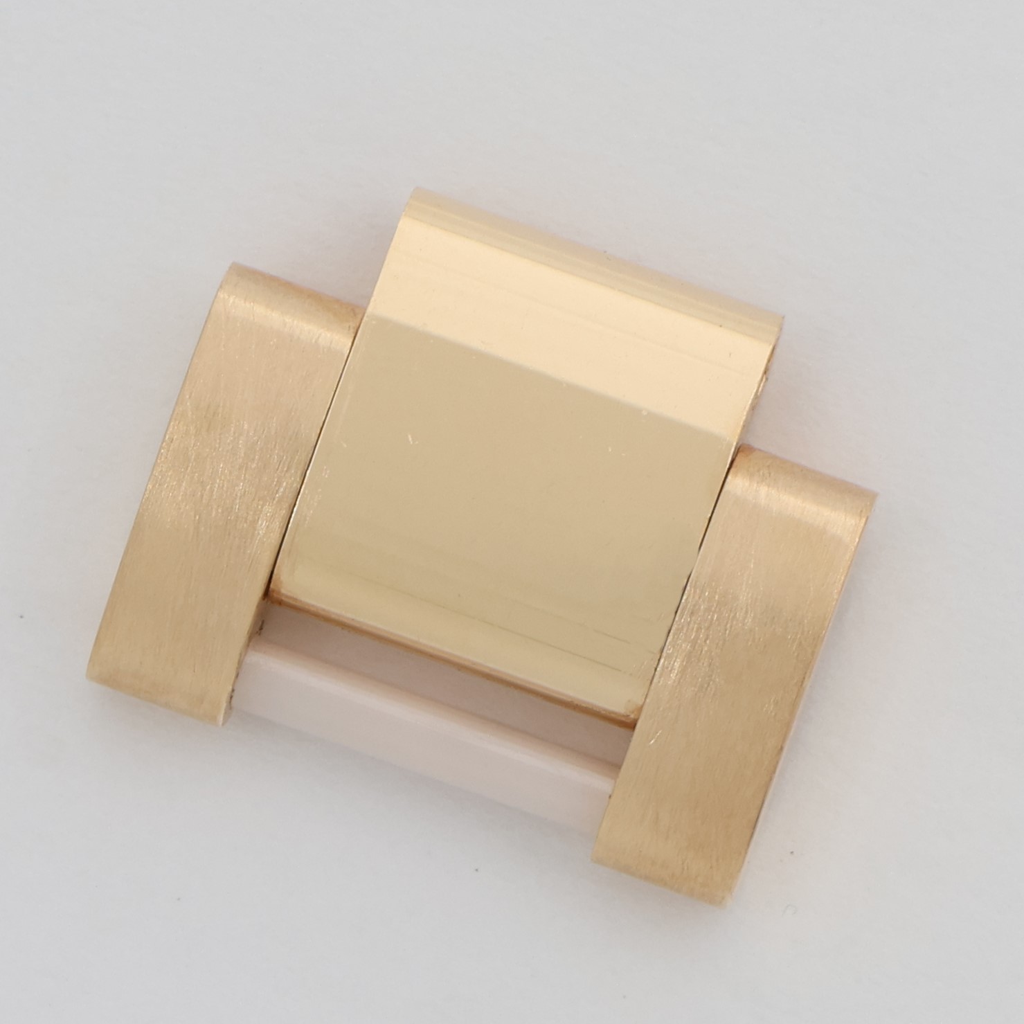 Rolex 18K yellow gold oyster link 15.5mm wide for Sky Dweller model thumbnail 1