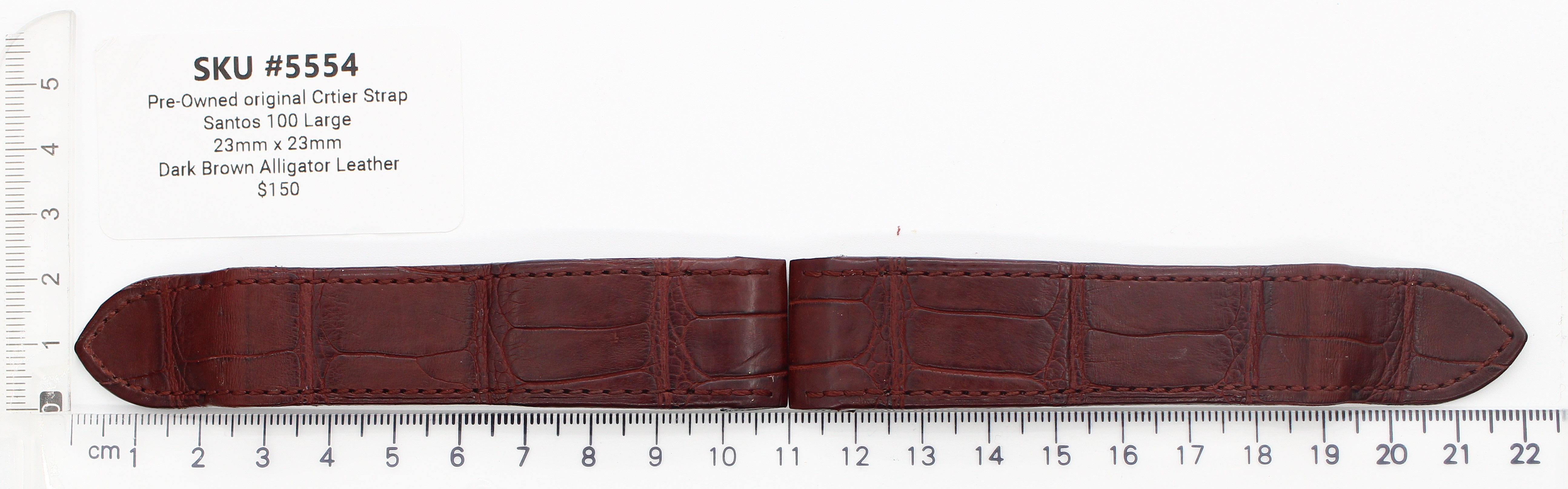 Strap for Cartier Santos 100 Large Pre-owned thumbnail 2