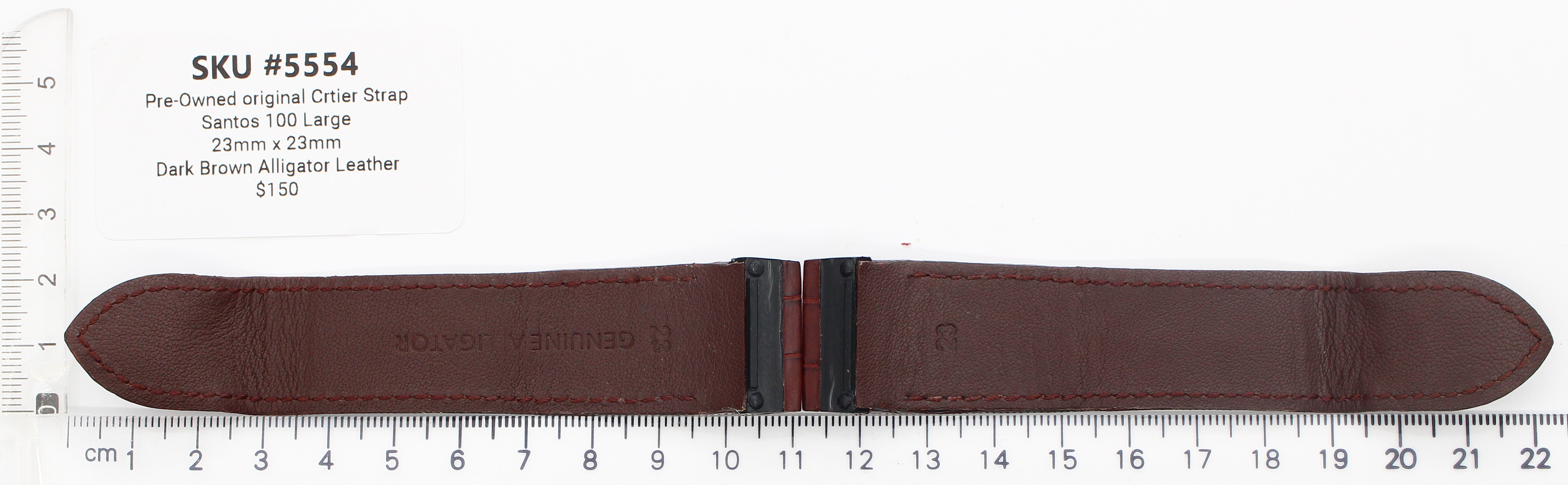 Strap for Cartier Santos 100 Large Pre-owned thumbnail 3