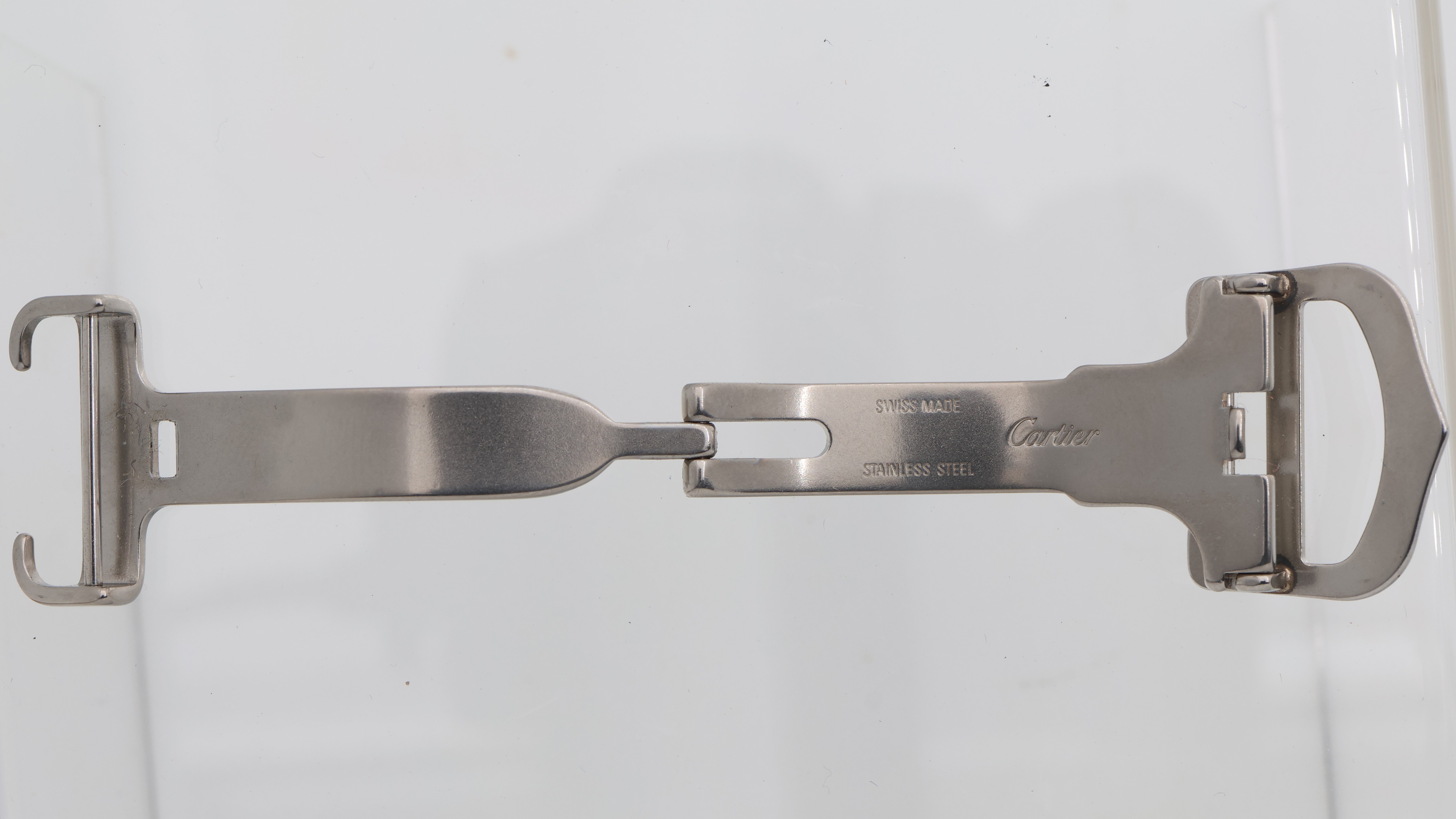 Original Steel 18mm Deployment buckle for Cartier thumbnail 3