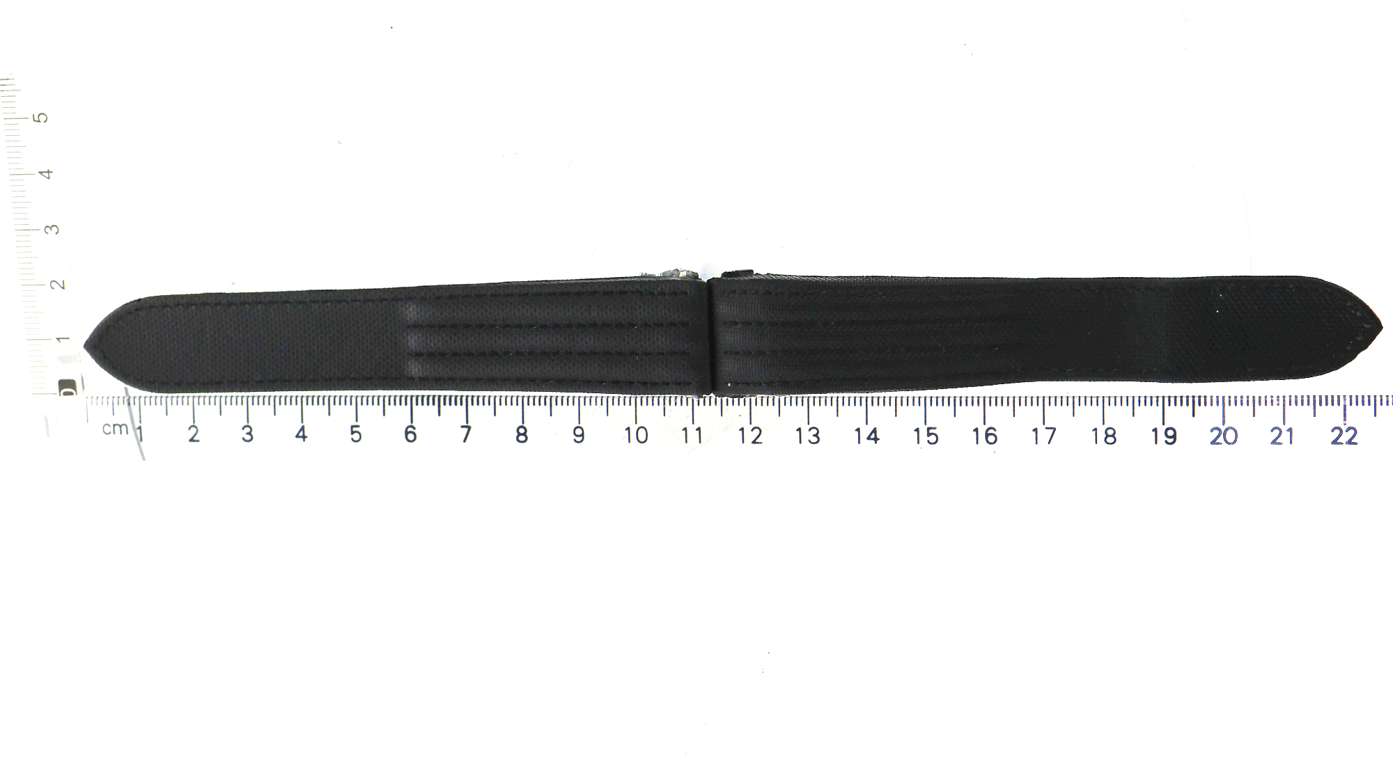 Original Factory black leather Cartier strap 20 x 17.5mm for Roadster thumbnail 2
