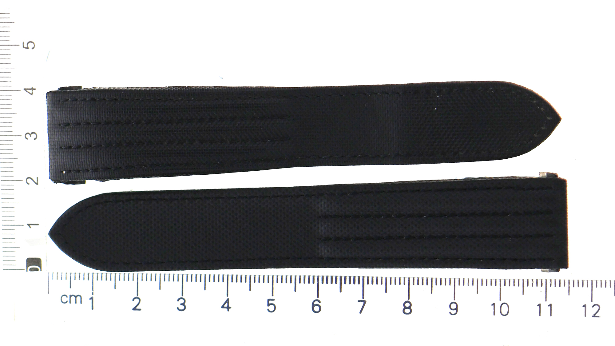 Original Factory black leather Cartier strap 20 x 17.5mm for Roadster thumbnail 1