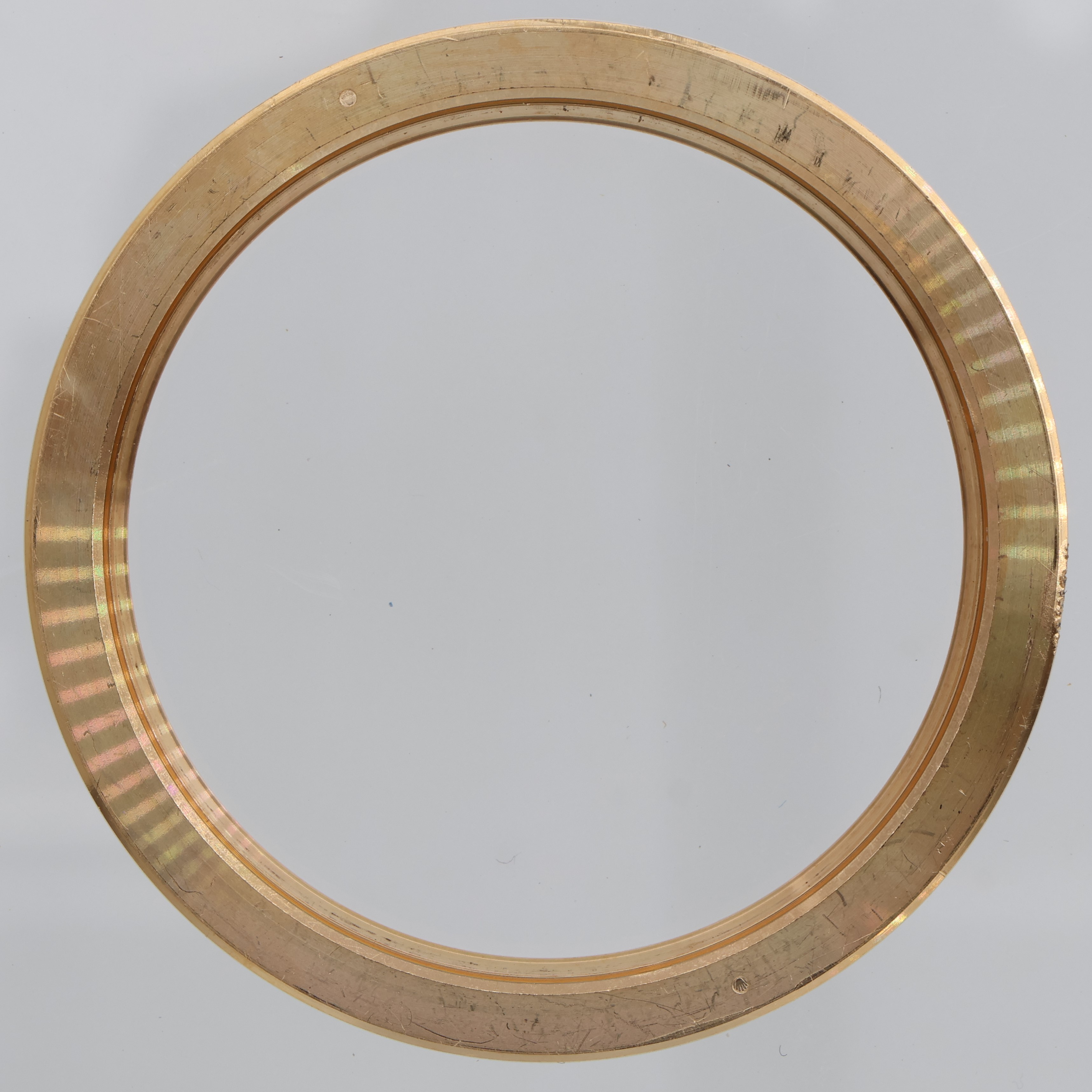 Original fluted 18K yellow gold bezel for Rolex 41mm 218238 or 116333 thumbnail 2