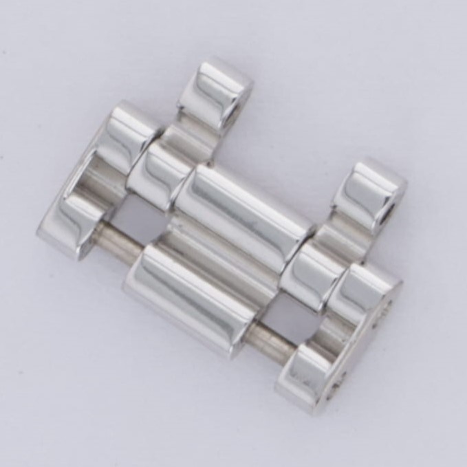 Cartier solid 18k white gold link 12.8mm wide Tank Americane model thumbnail 3