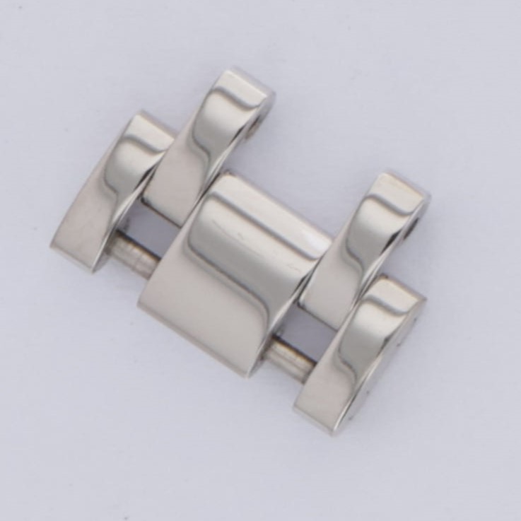 Cartier solid 18k white gold link 12.8mm wide Tank Americane model thumbnail 1