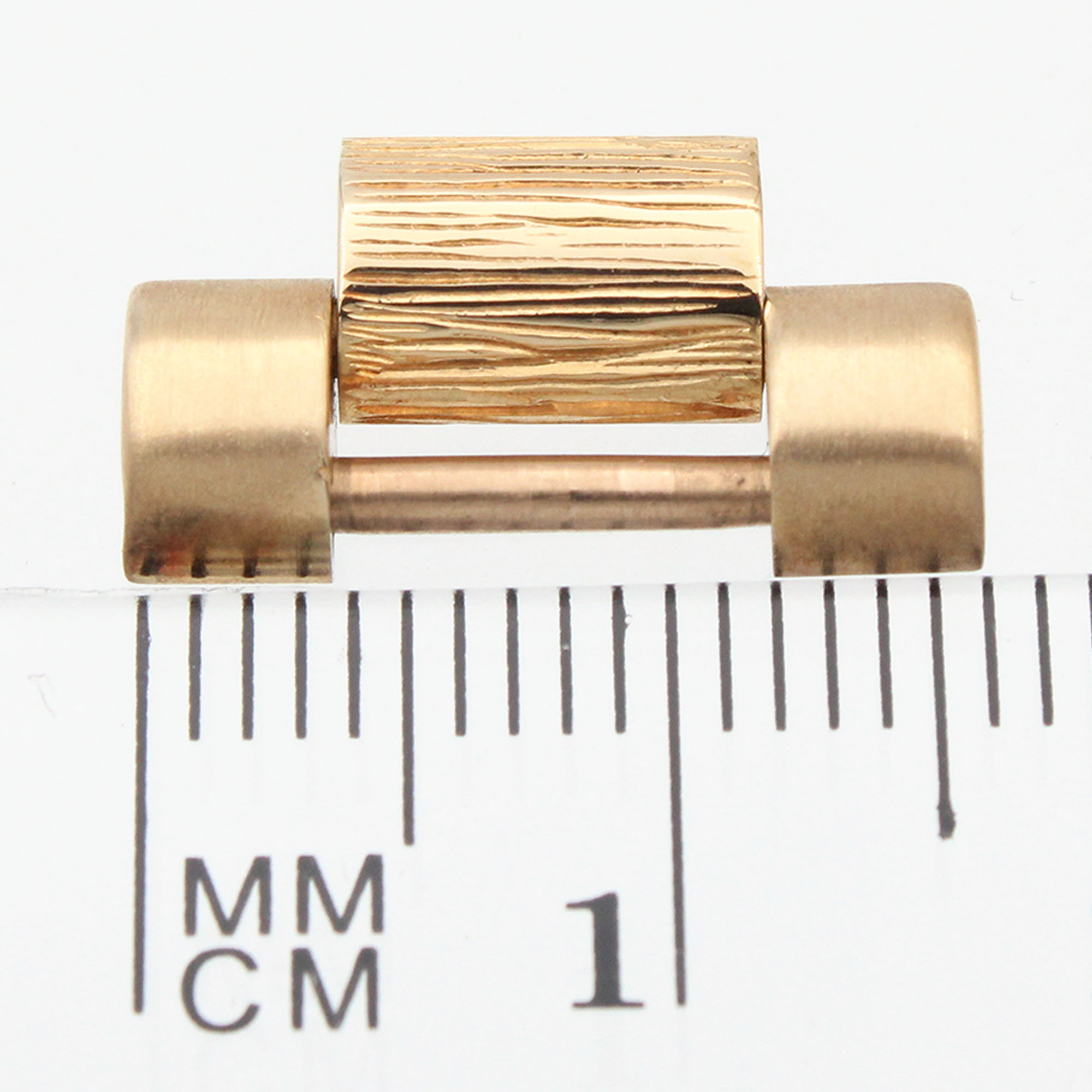 Rolex Presidential Hollow bark finish link 18K yellow gold 16.1mm for 36mm watch thumbnail 1