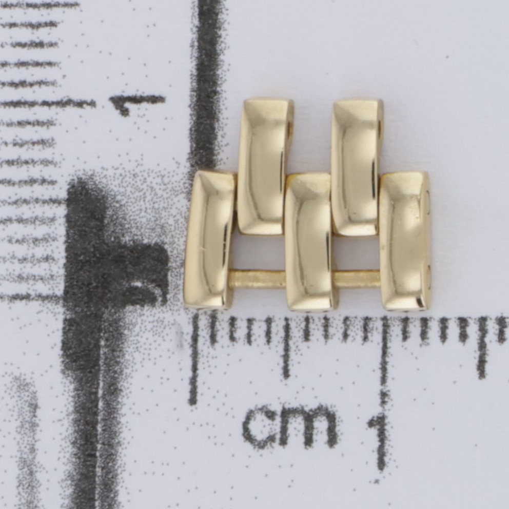 Cartier solid 18k yellow gold link 12.6mm wide Panthere thumbnail 2