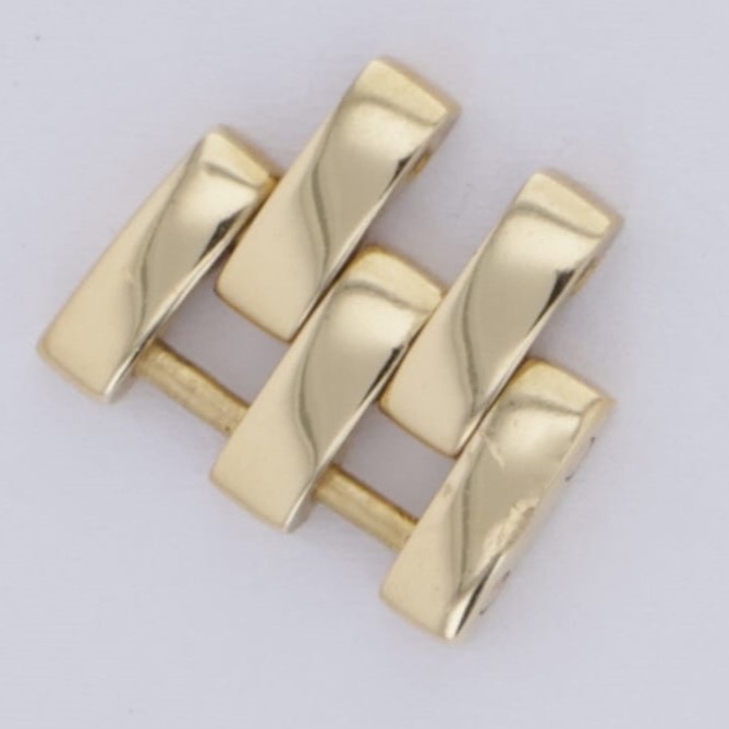 Cartier solid 18k yellow gold link 12.6mm wide Panthere thumbnail 1