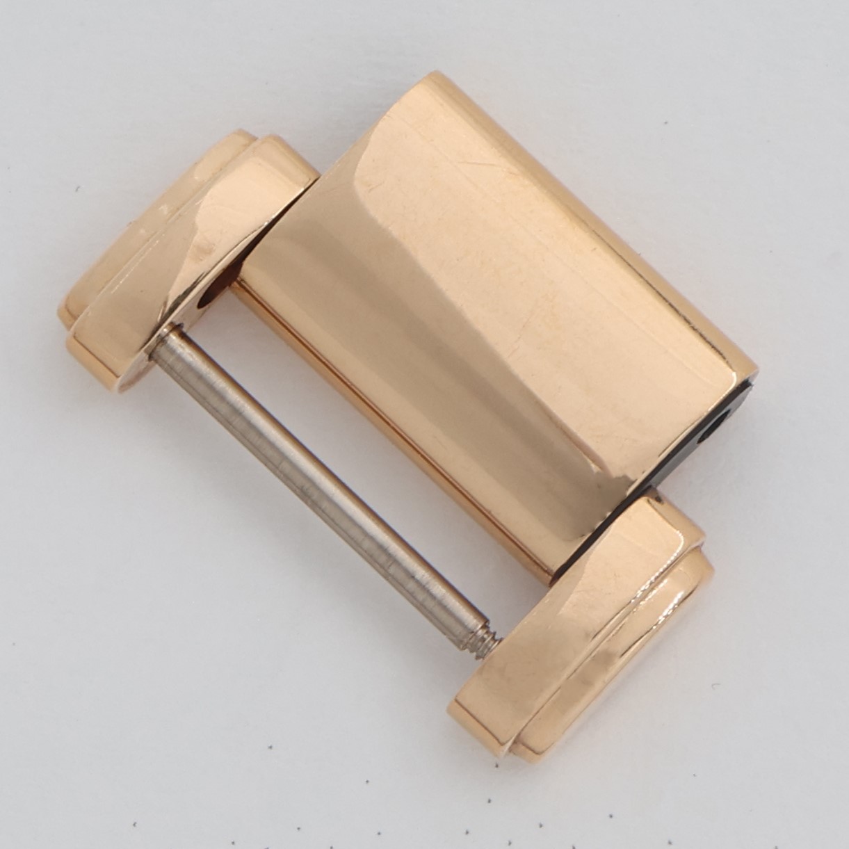 Patek Philippe factory original 18K rose/pink gold link 18.8mm wide for Twenty 4 ref. 4809/11R thumbnail 1