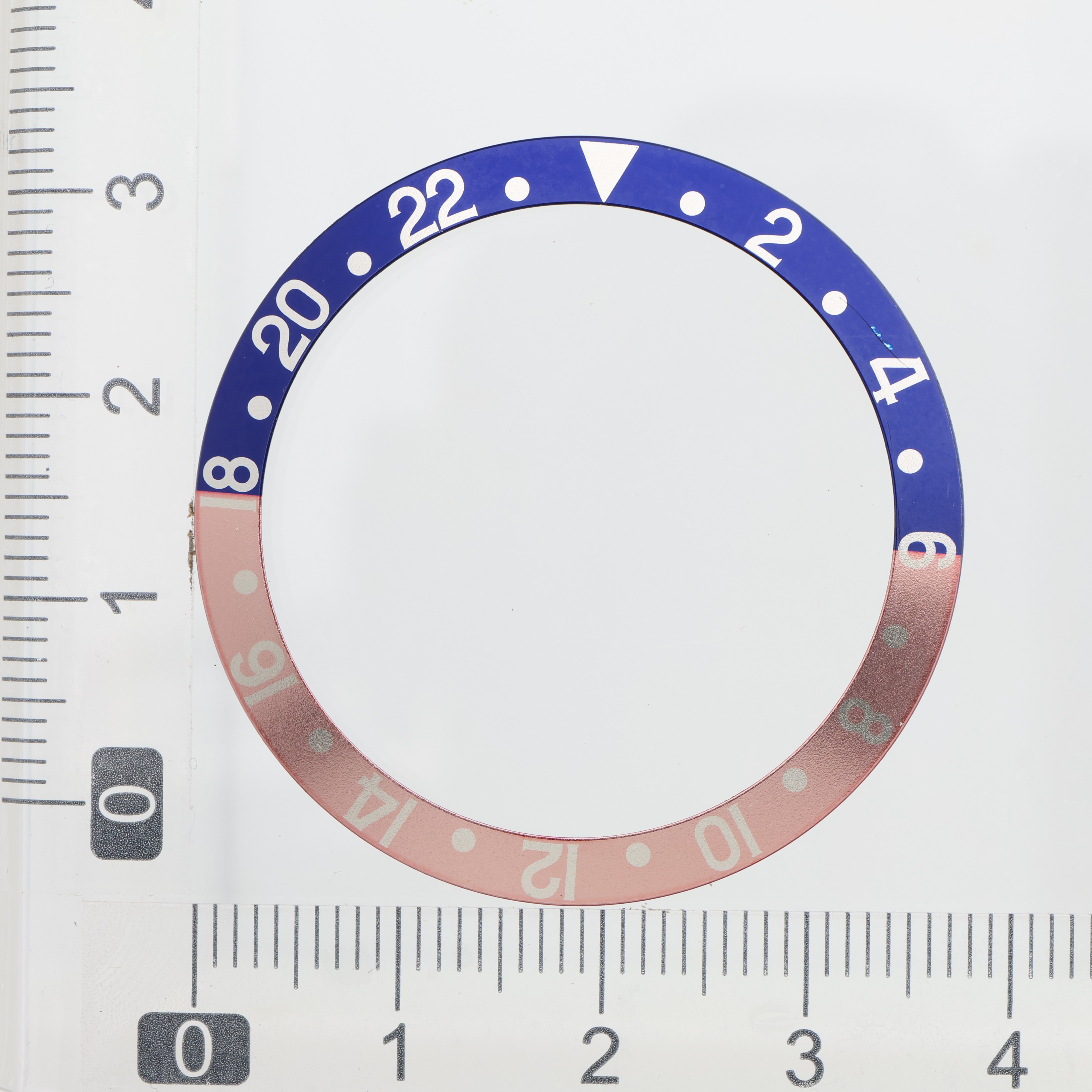 Factory original insert bezel for Rolex GMT 16700 thumbnail 2