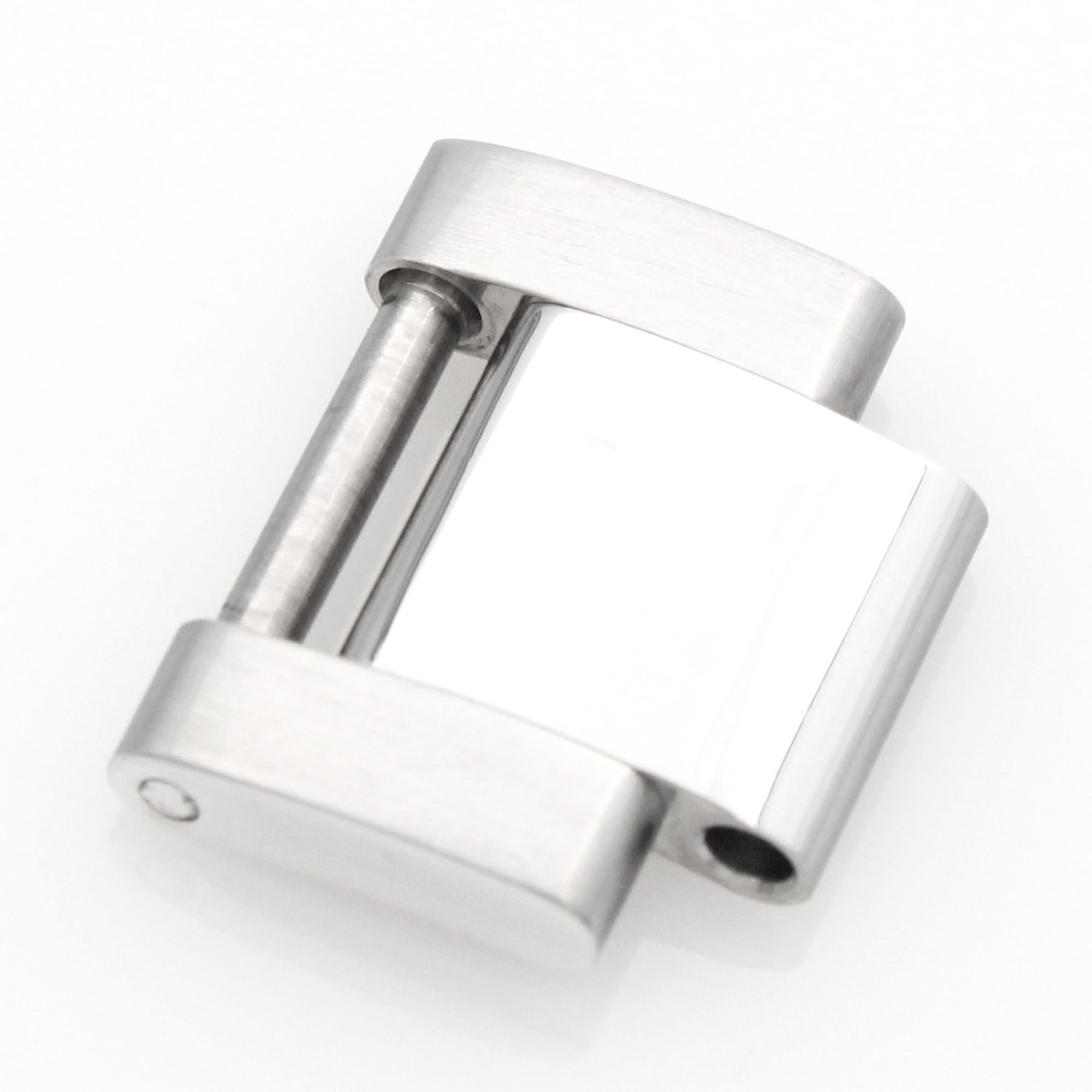 Factory original Rolex oyster 18k white gold link 16.2mm wide thumbnail 1