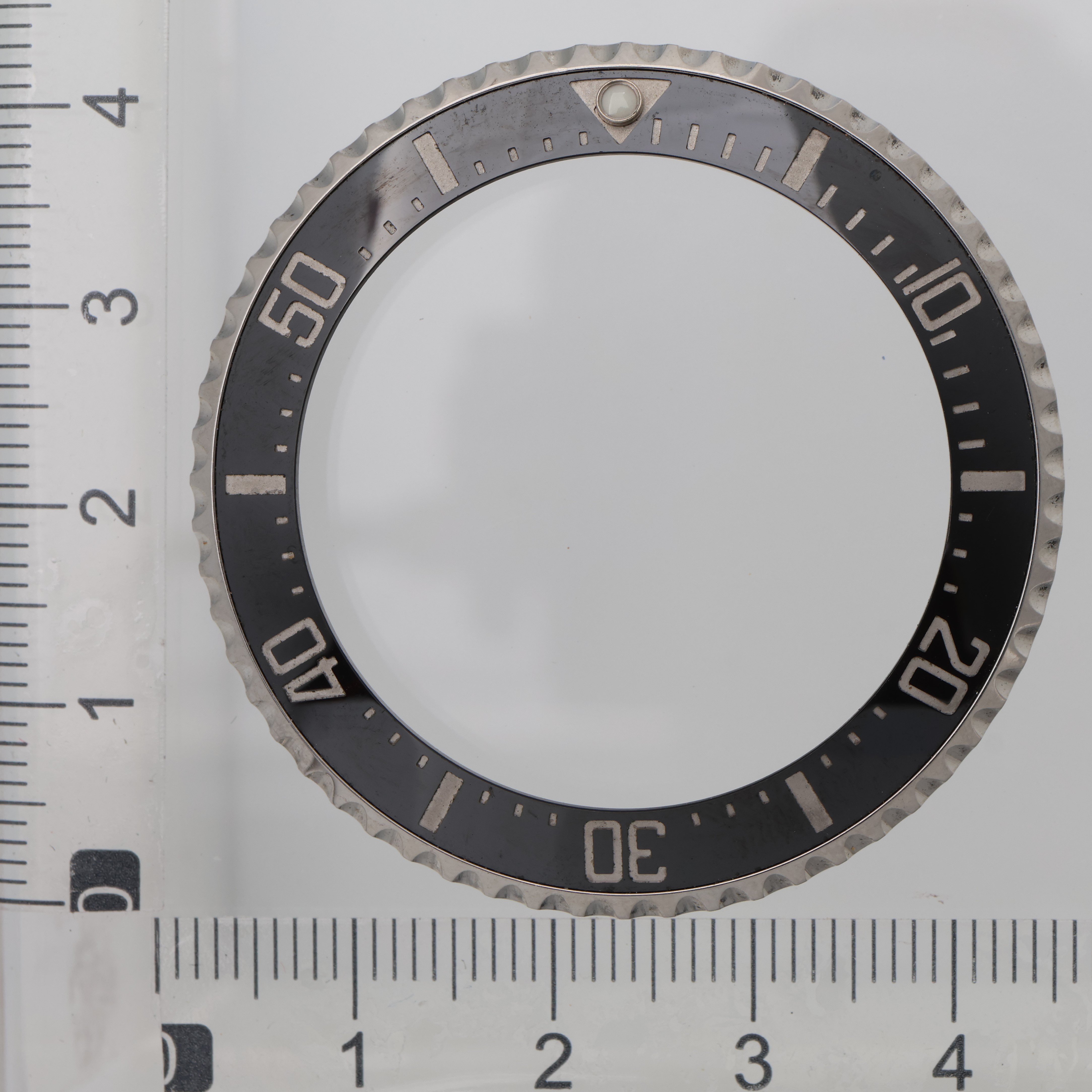 Original ceramic 43mm 116660 bezel for Rolex Deepsea Sea-dweller thumbnail 1
