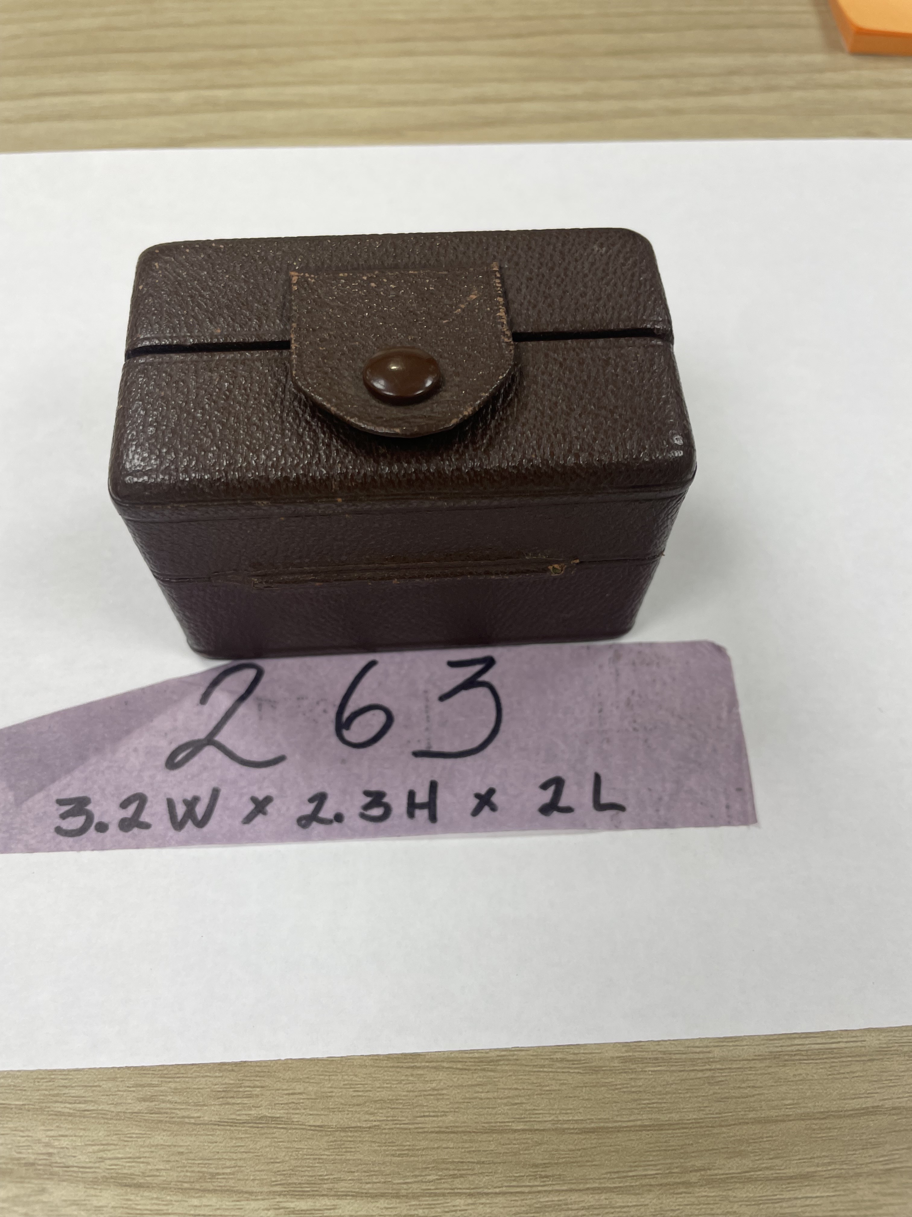 Box Vintage Patek Philippe 3.2W x 2.3H x 2L Travel case thumbnail 2