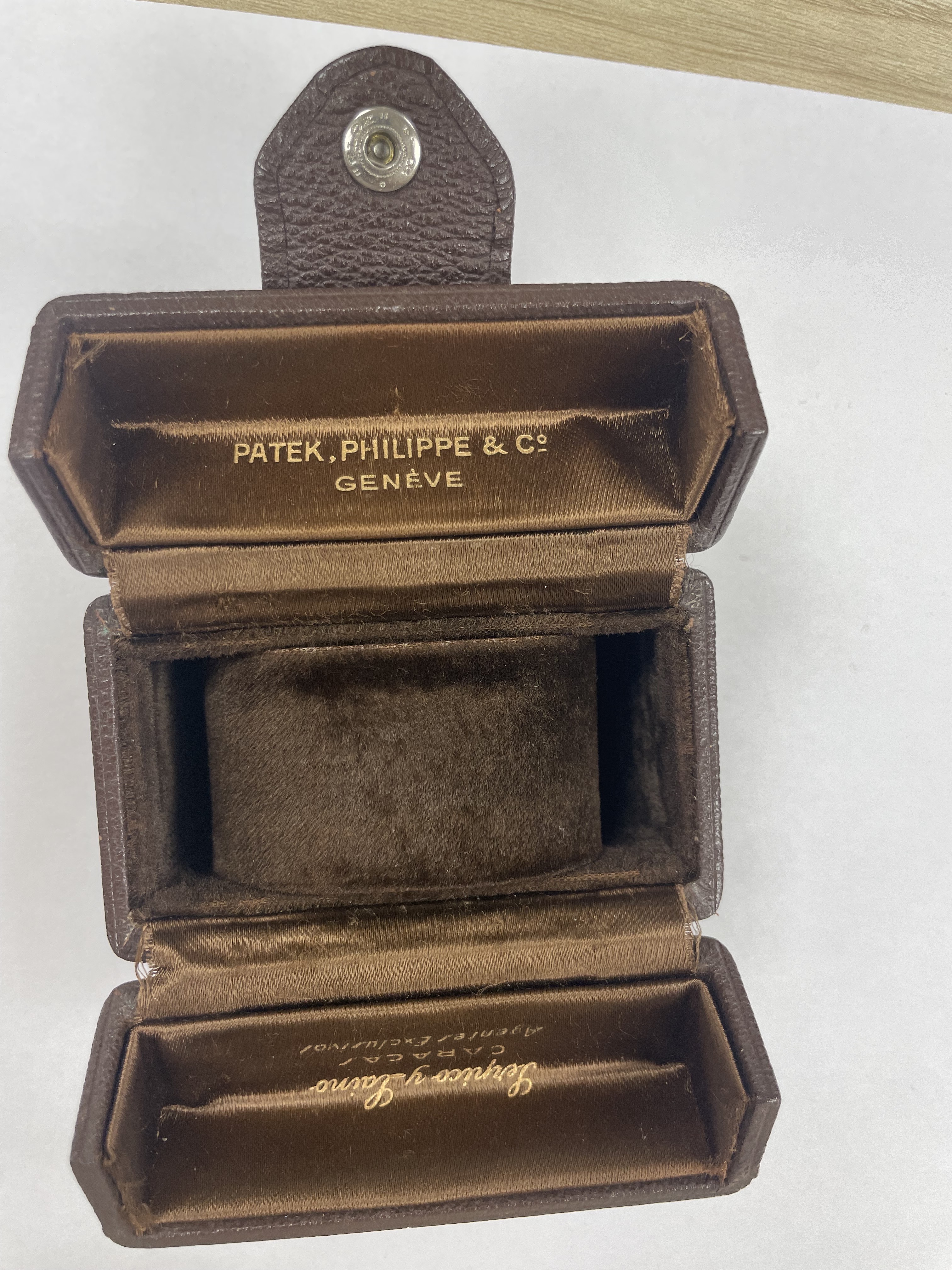 Box Vintage Patek Philippe 3.2W x 2.3H x 2L Travel case thumbnail 3