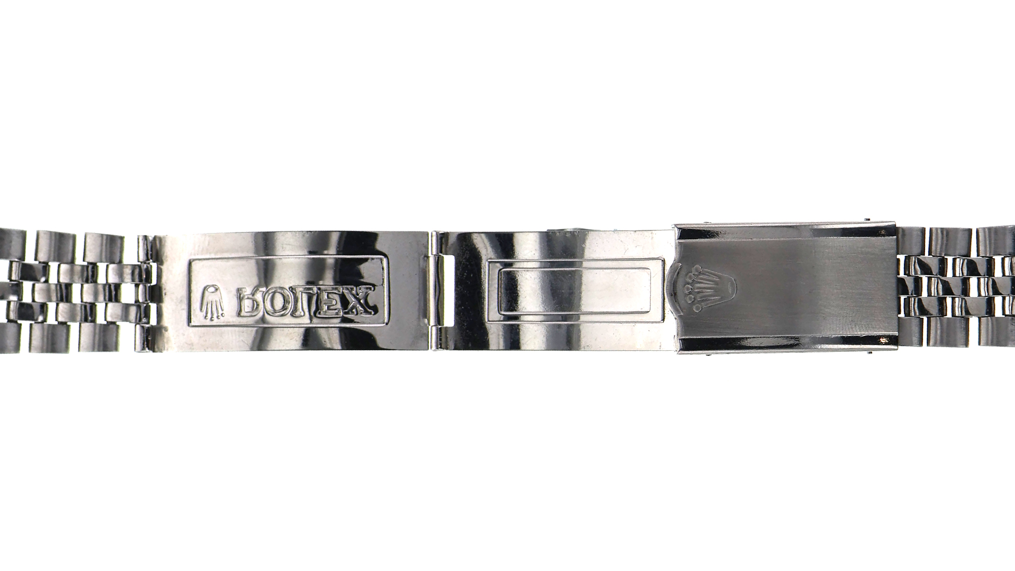 Rare original vintage oval folded link Jubilee Rolex watch band for 36mm 20.0mm thumbnail 3