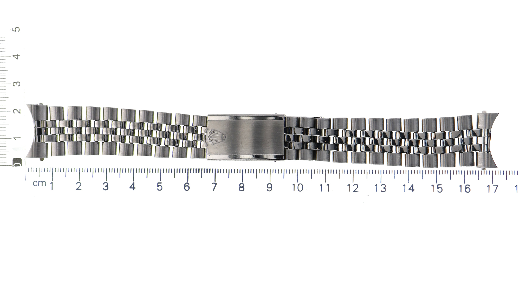 Rare original vintage oval folded link Jubilee Rolex watch band for 36mm 20.0mm thumbnail 1