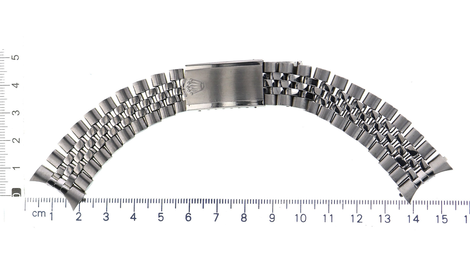Rare original vintage oval folded link Jubilee Rolex watch band for 36mm 20.0mm thumbnail 6