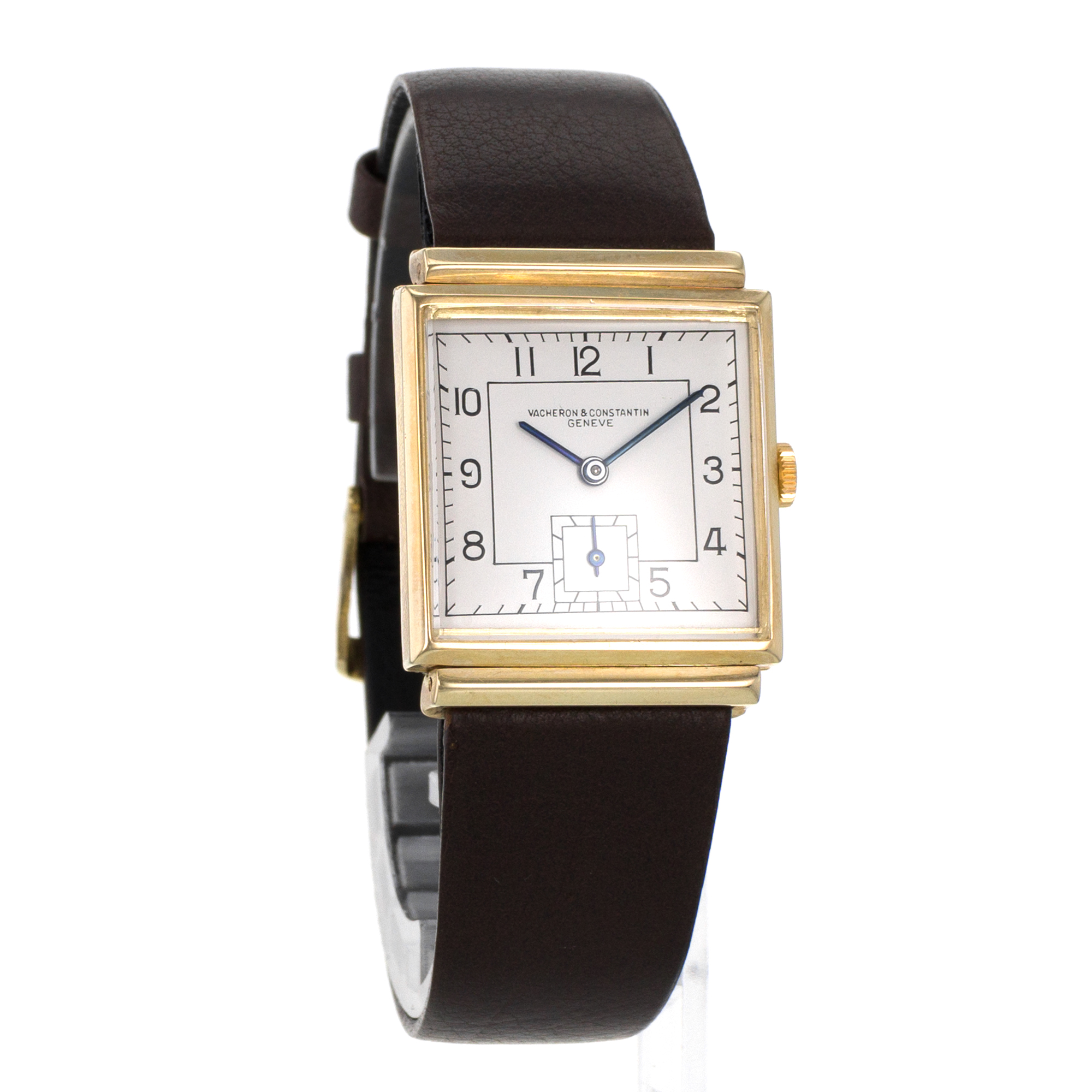 Vacheron Constantin Vintage Vintage Hooded Yellow Gold Manual Wind Mens Watch thumbnail 8