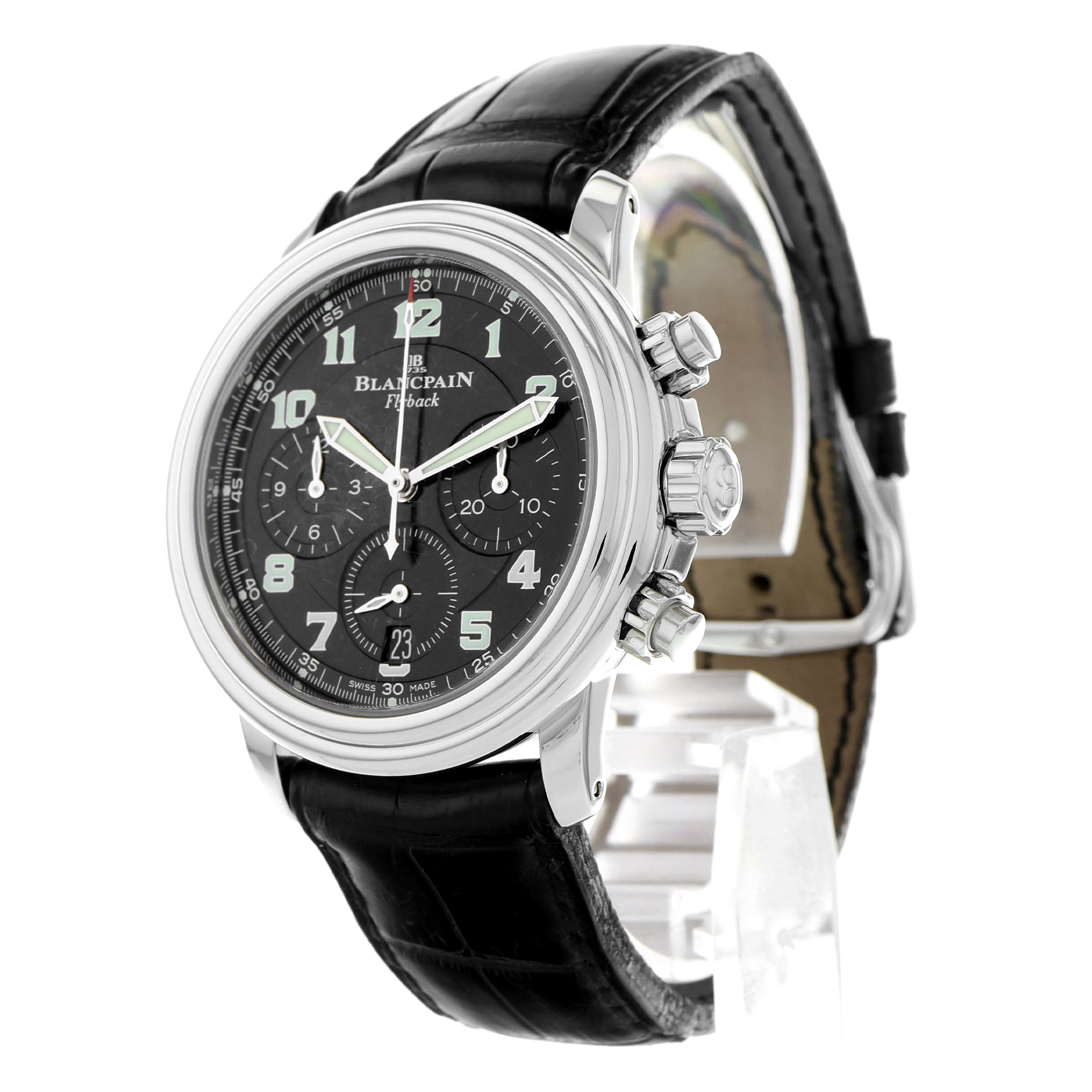 Blancpain Léman Fly-Back 2185F-1130-71 Black Chronograph thumbnail 3