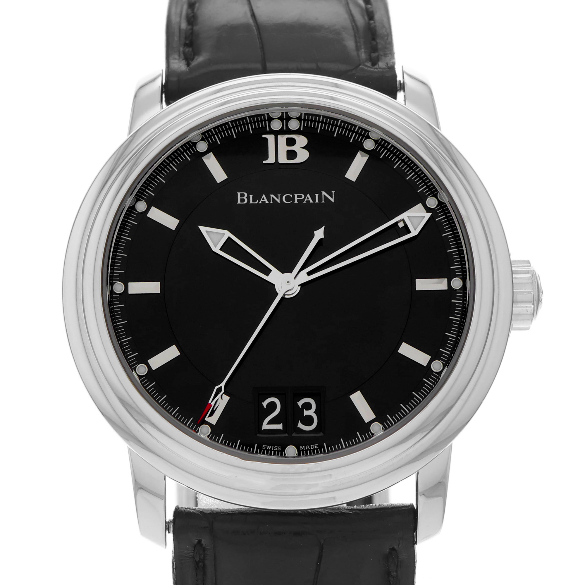 Blancpain Léman Ultra Slim 2850B-1130A-64B 40mm Aqua Lung Grande Date Limited thumbnail 1