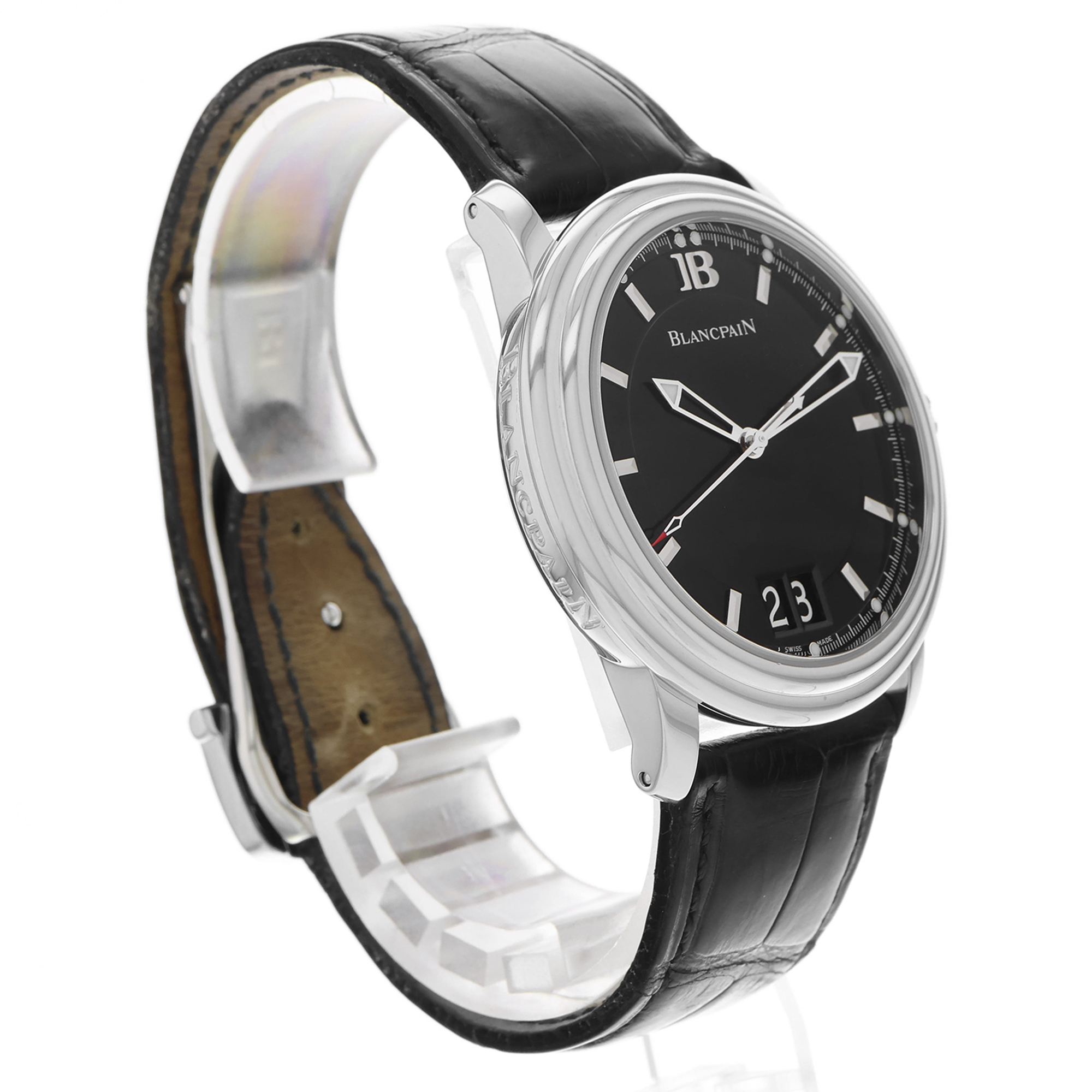Blancpain Léman Ultra Slim 2850B-1130A-64B 40mm Aqua Lung Grande Date Limited thumbnail 4