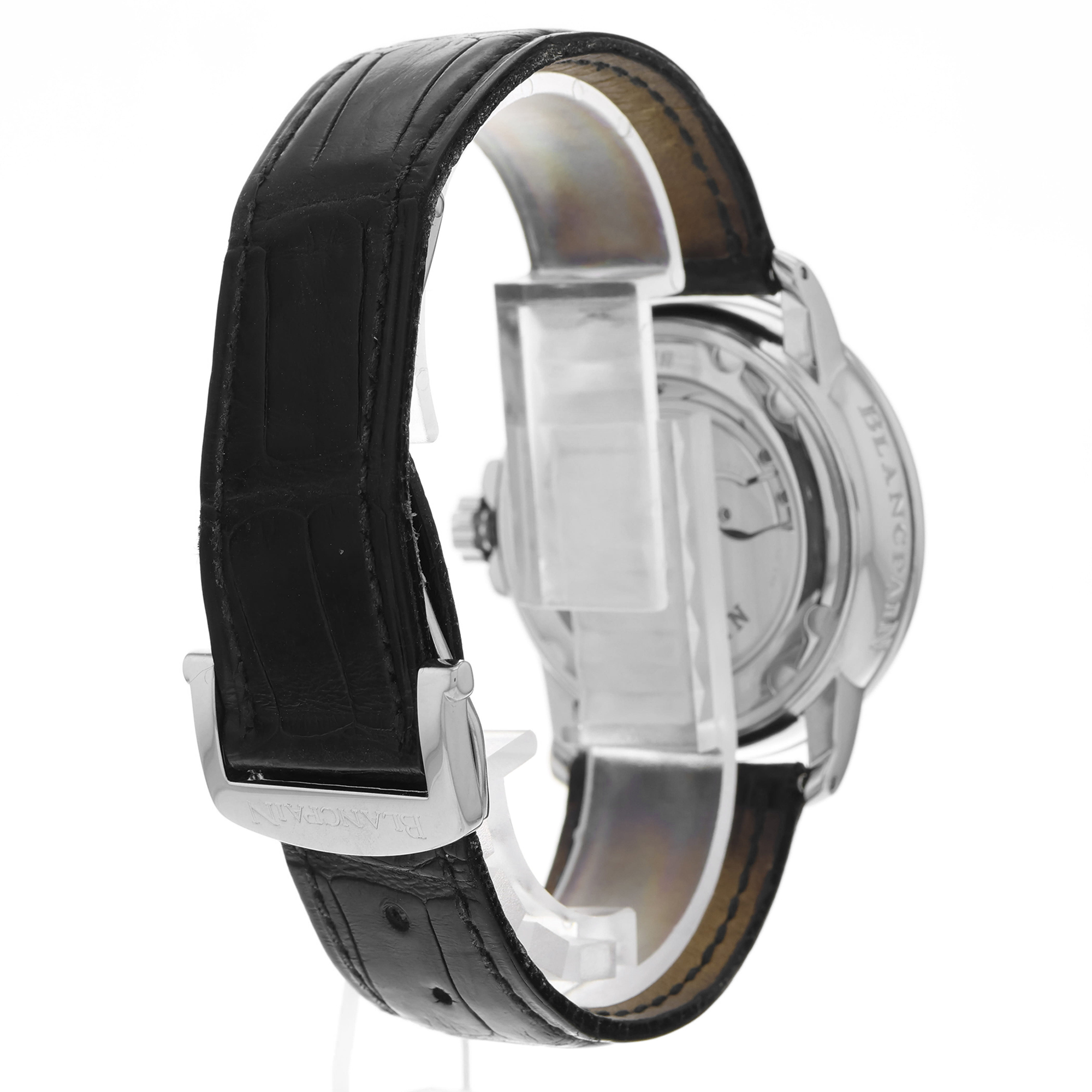 Blancpain Léman Ultra Slim 2850B-1130A-64B 40mm Aqua Lung Grande Date Limited thumbnail 5