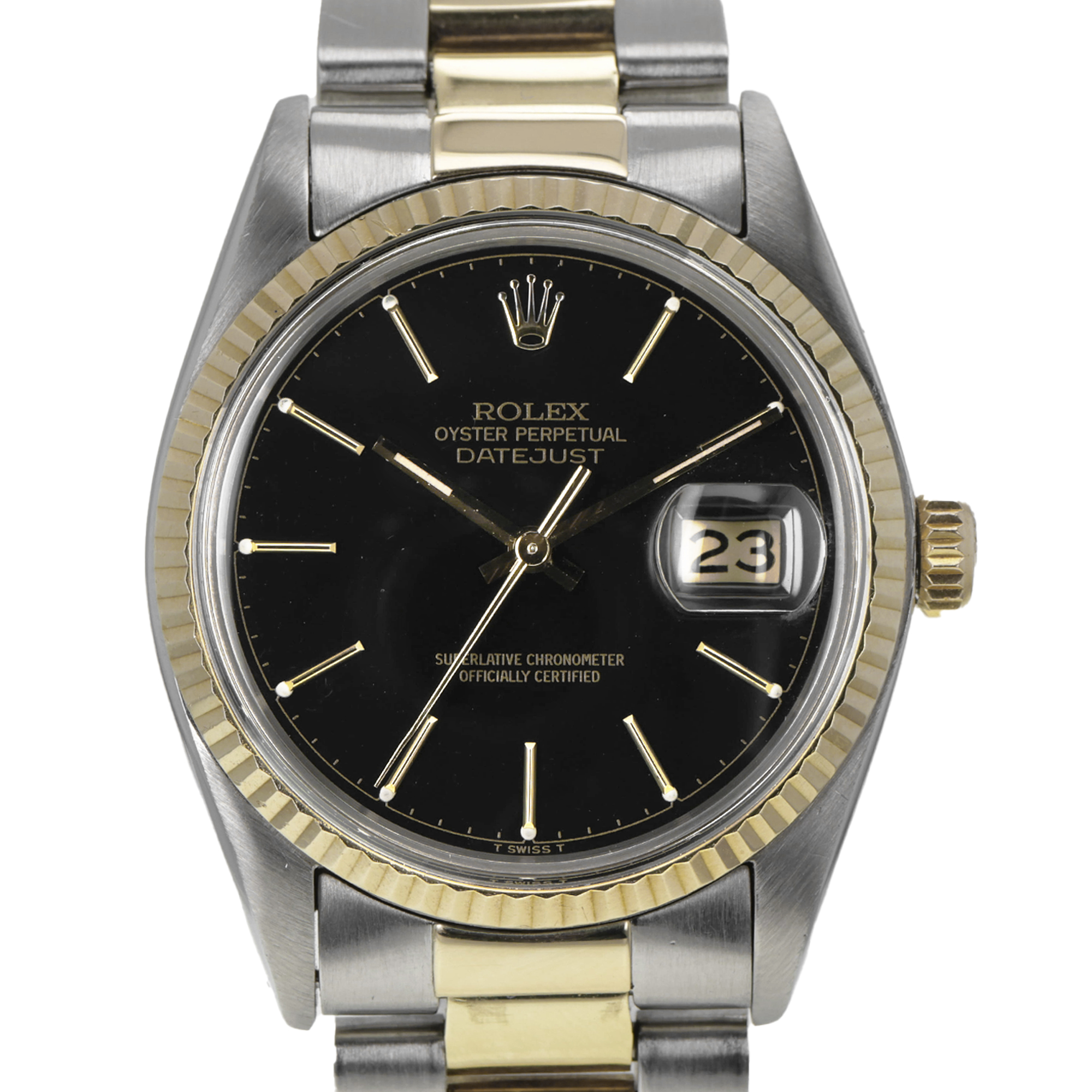 Rolex Datejust 36mm 16013 black dial oyster bracelet automatic, date thumbnail 1