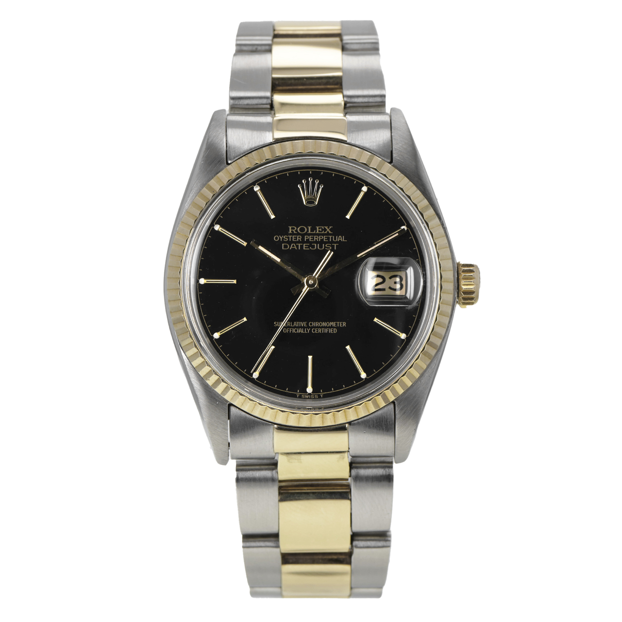 Rolex Datejust 36mm 16013 black dial oyster bracelet automatic, date thumbnail 2