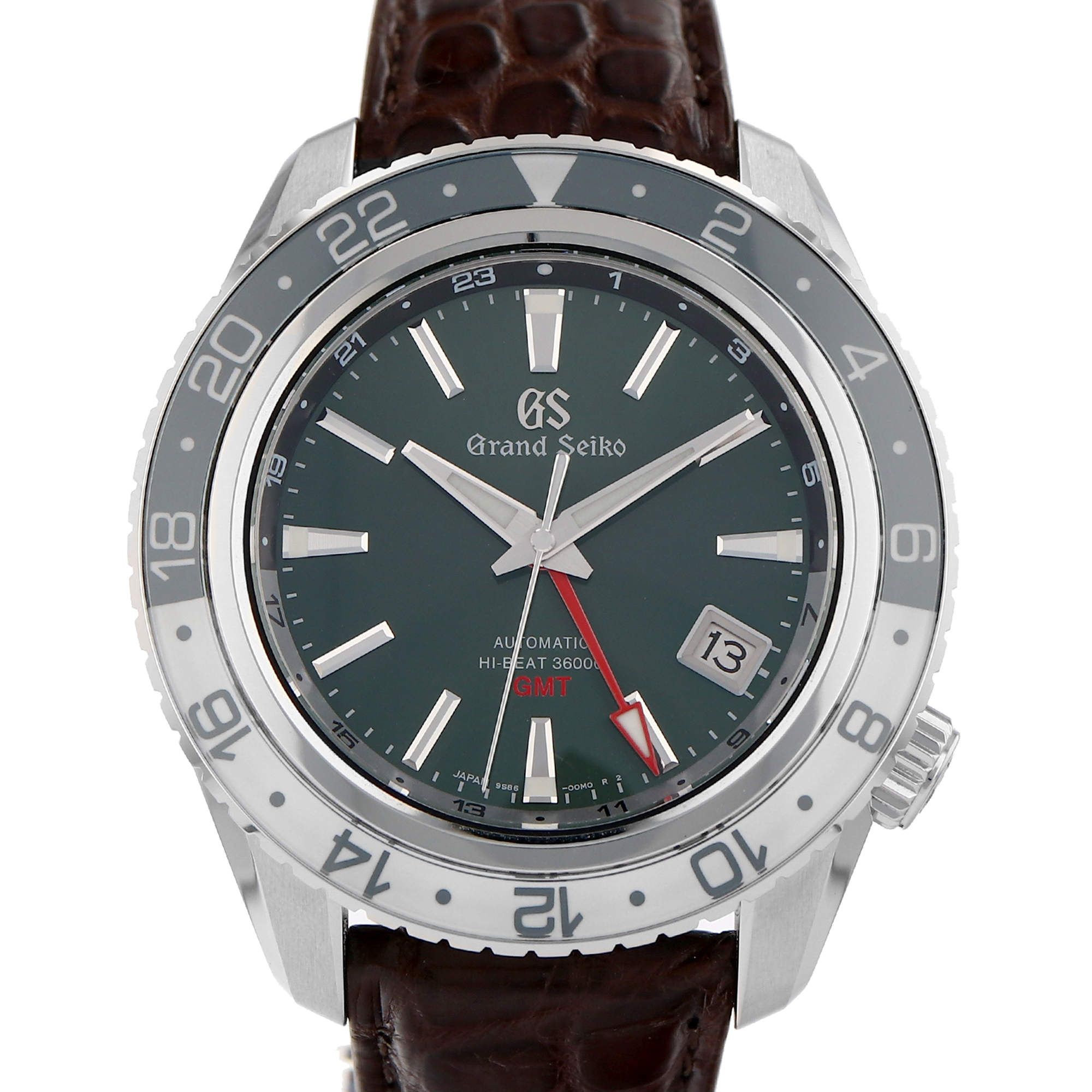 Seiko Grand Seiko SBGJ239 Green Stick Hi-Beat Sport GMT thumbnail 1