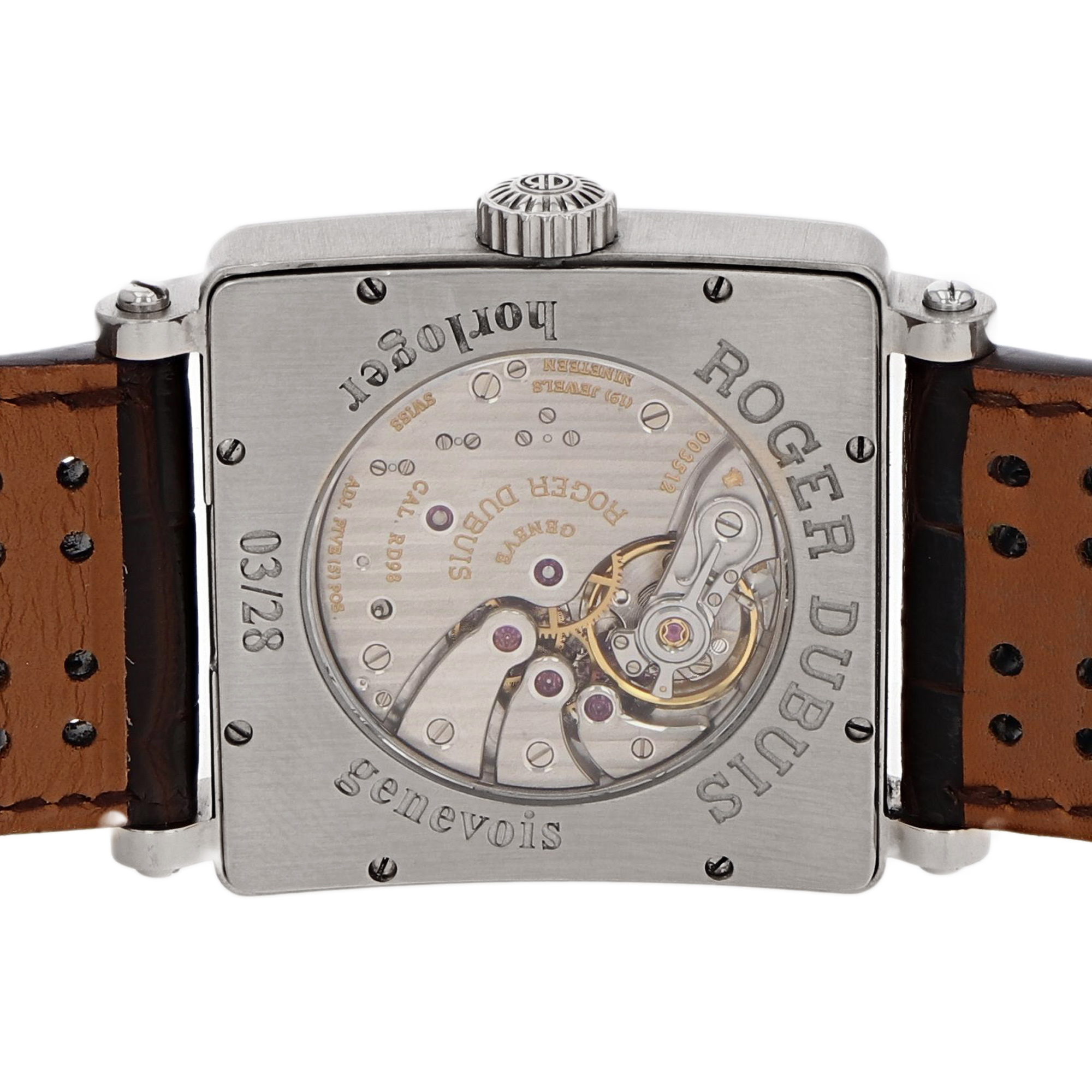 Roger Dubuis Golden Square G34980 Factory Mother of Pearl Diamond Ladies Watch thumbnail 9