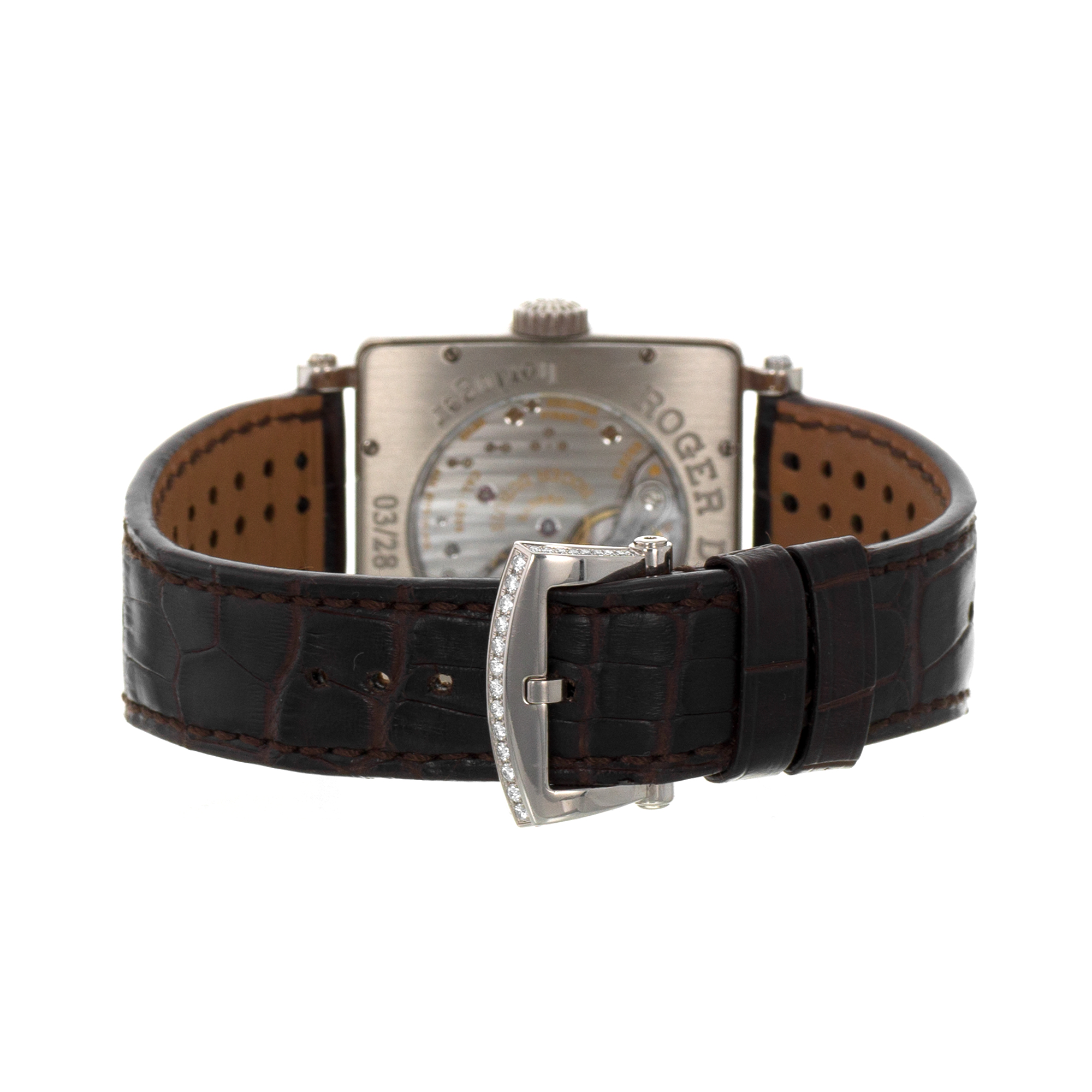 Roger Dubuis Golden Square G34980 Factory Mother of Pearl Diamond Ladies Watch thumbnail 10
