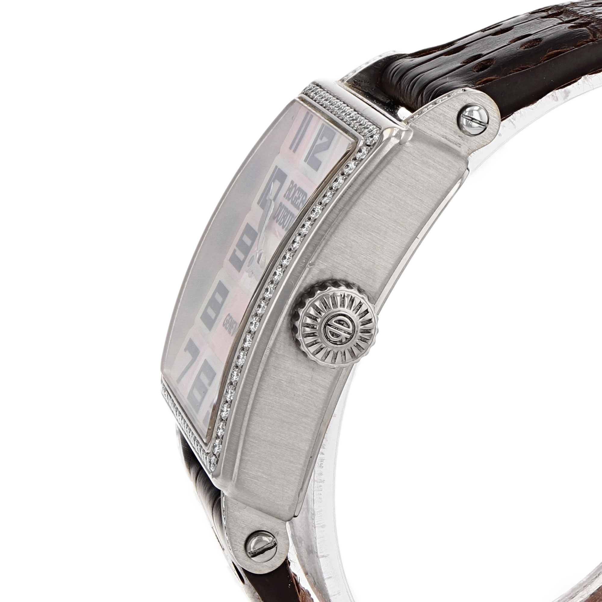 Roger Dubuis Golden Square G34980 Factory Mother of Pearl Diamond Ladies Watch thumbnail 3
