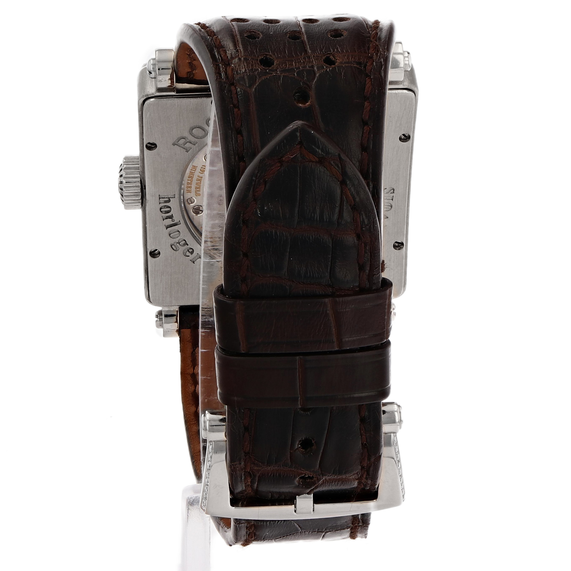 Roger Dubuis Golden Square G34980 Factory Mother of Pearl Diamond Ladies Watch thumbnail 8