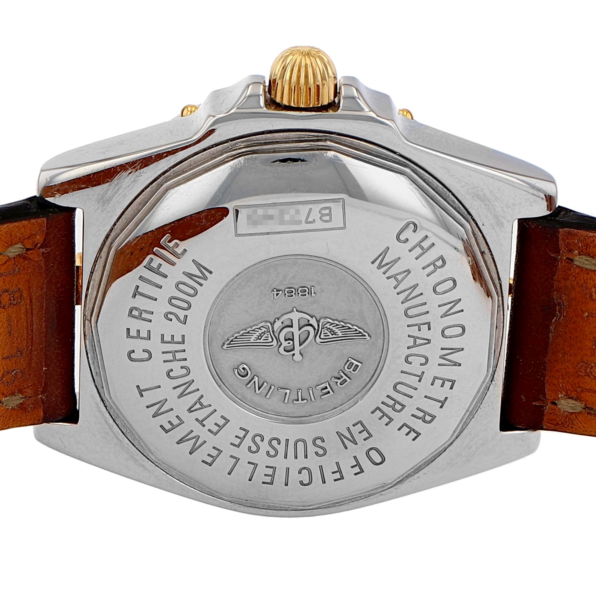 Breitling Callisto B77346 Brown Arabic Dial Steel & 18K Yellow Gold Automatic thumbnail 6