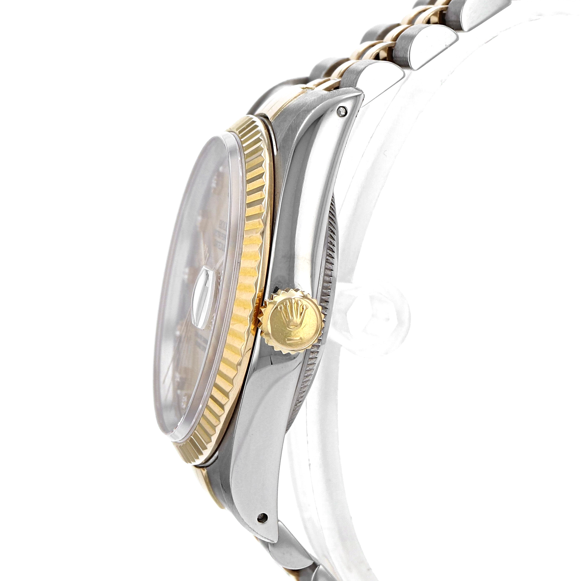 Rolex Datejust 36mm 16233G Yellow factory diamonds dial steel & 18K yellow gold thumbnail 4