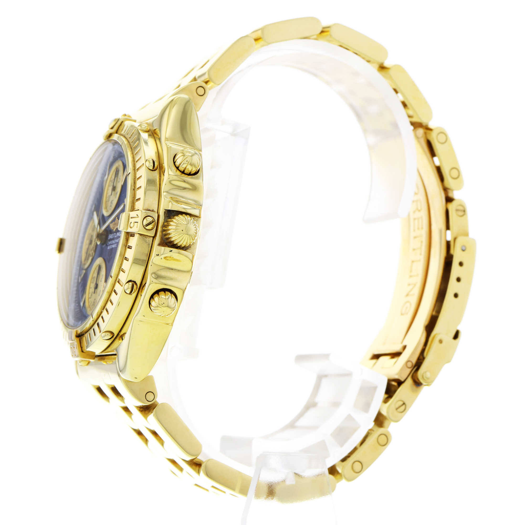 Breitling Chronomat K13050.1 18k Yellow Gold Chronograph thumbnail 5