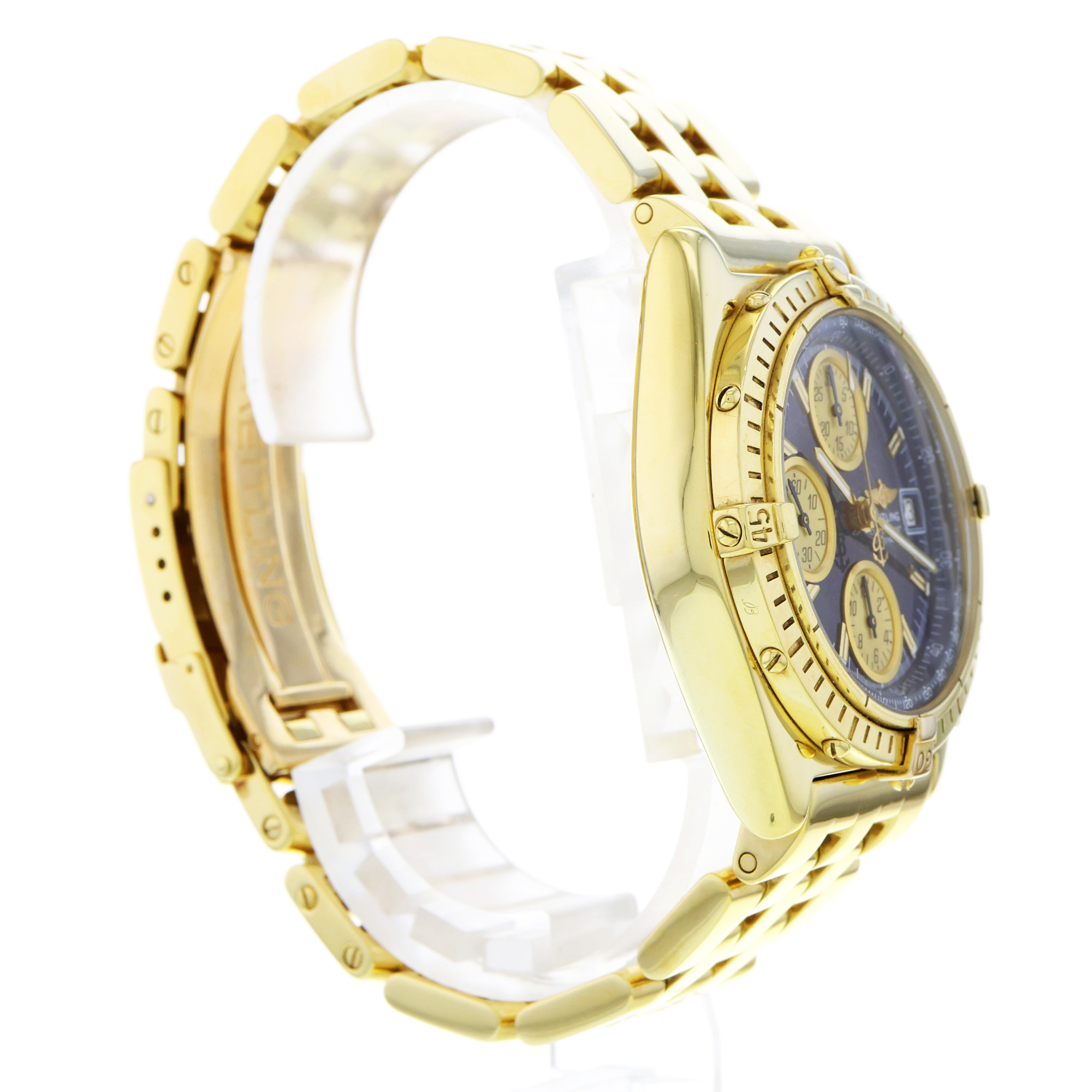 Breitling Chronomat K13050.1 18k Yellow Gold Chronograph thumbnail 9