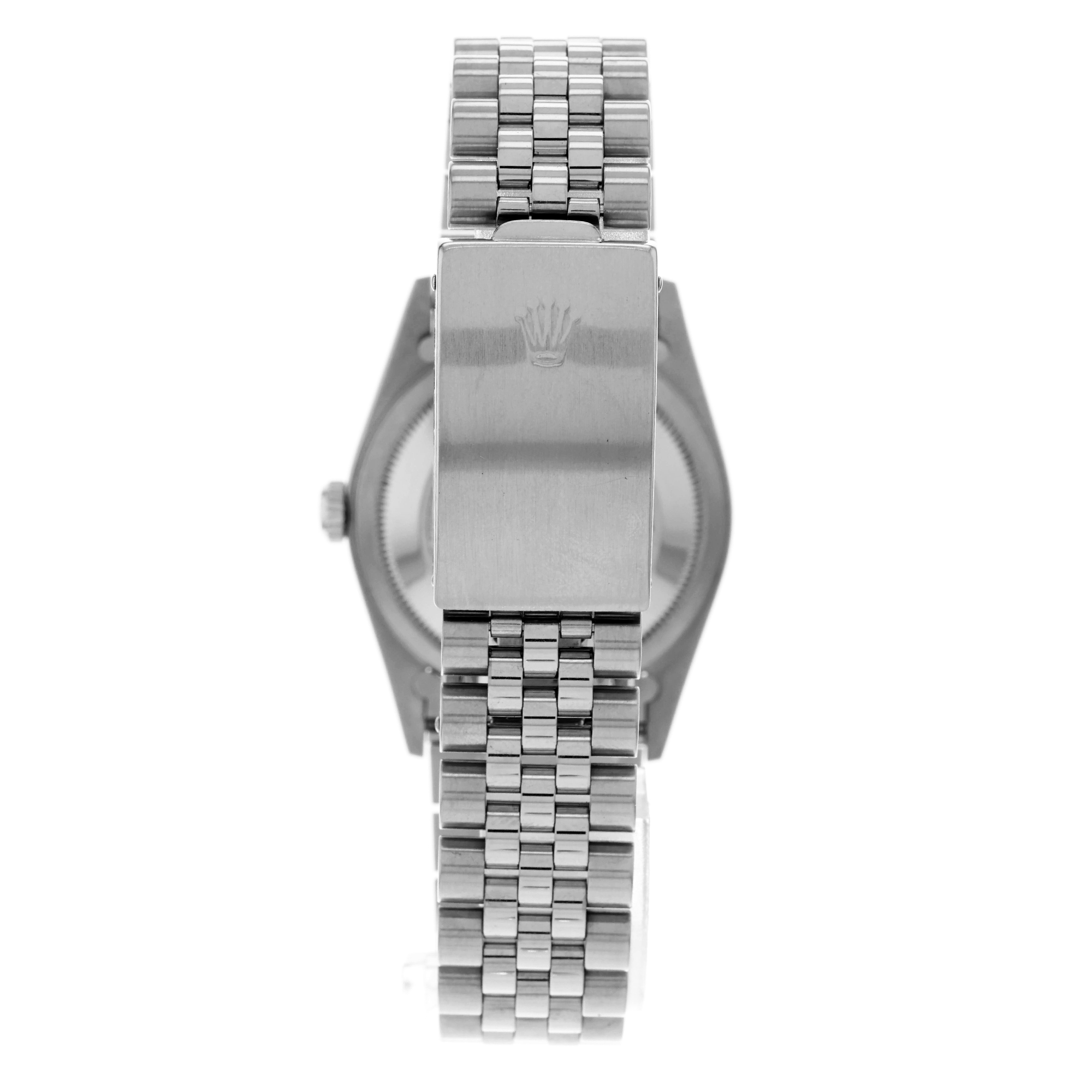 Rolex Datejust 36 16234 Fluted Silver Stick Dial Automatic thumbnail 7