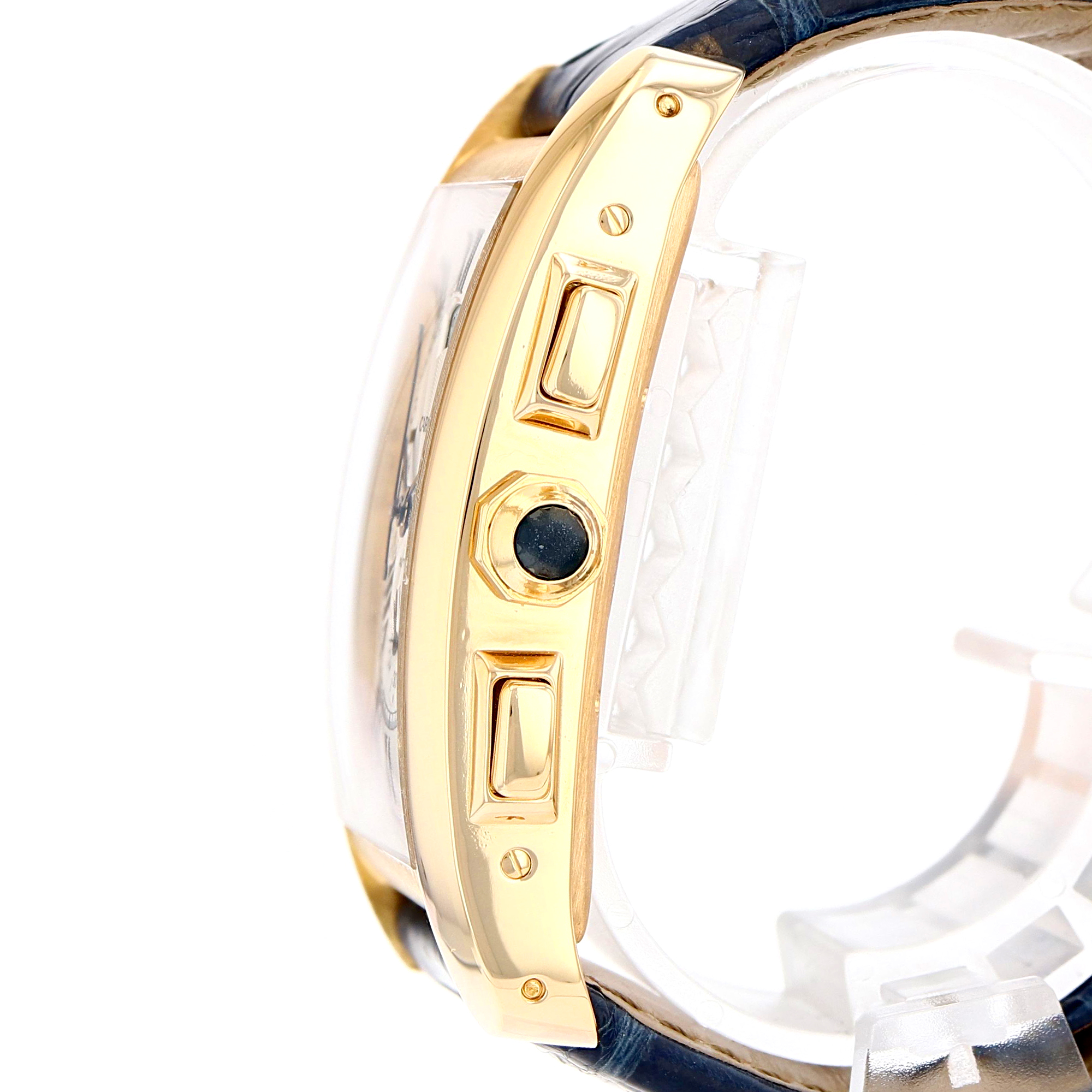 Cartier Tank Americaine 32mm W2609356 2892 Silver roman dial 18K Yellow Gold thumbnail 4
