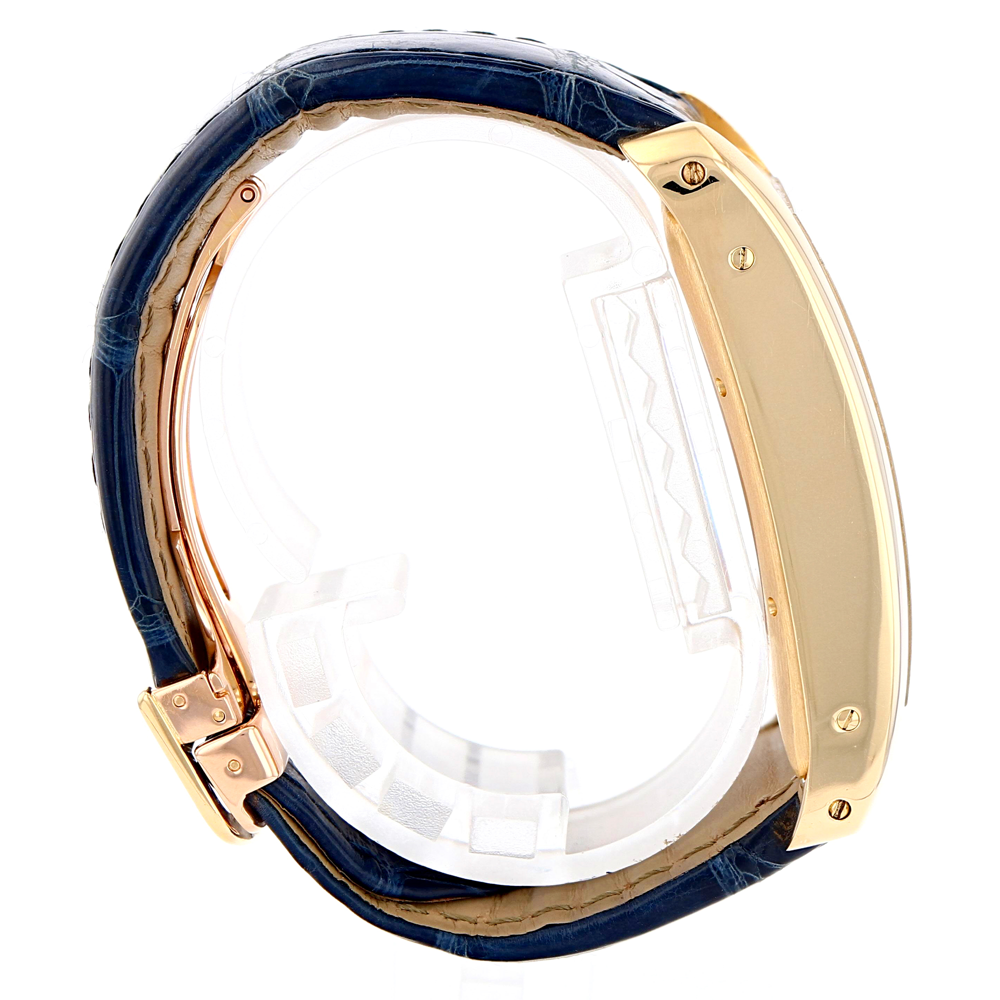 Cartier Tank Americaine 32mm W2609356 2892 Silver roman dial 18K Yellow Gold thumbnail 8