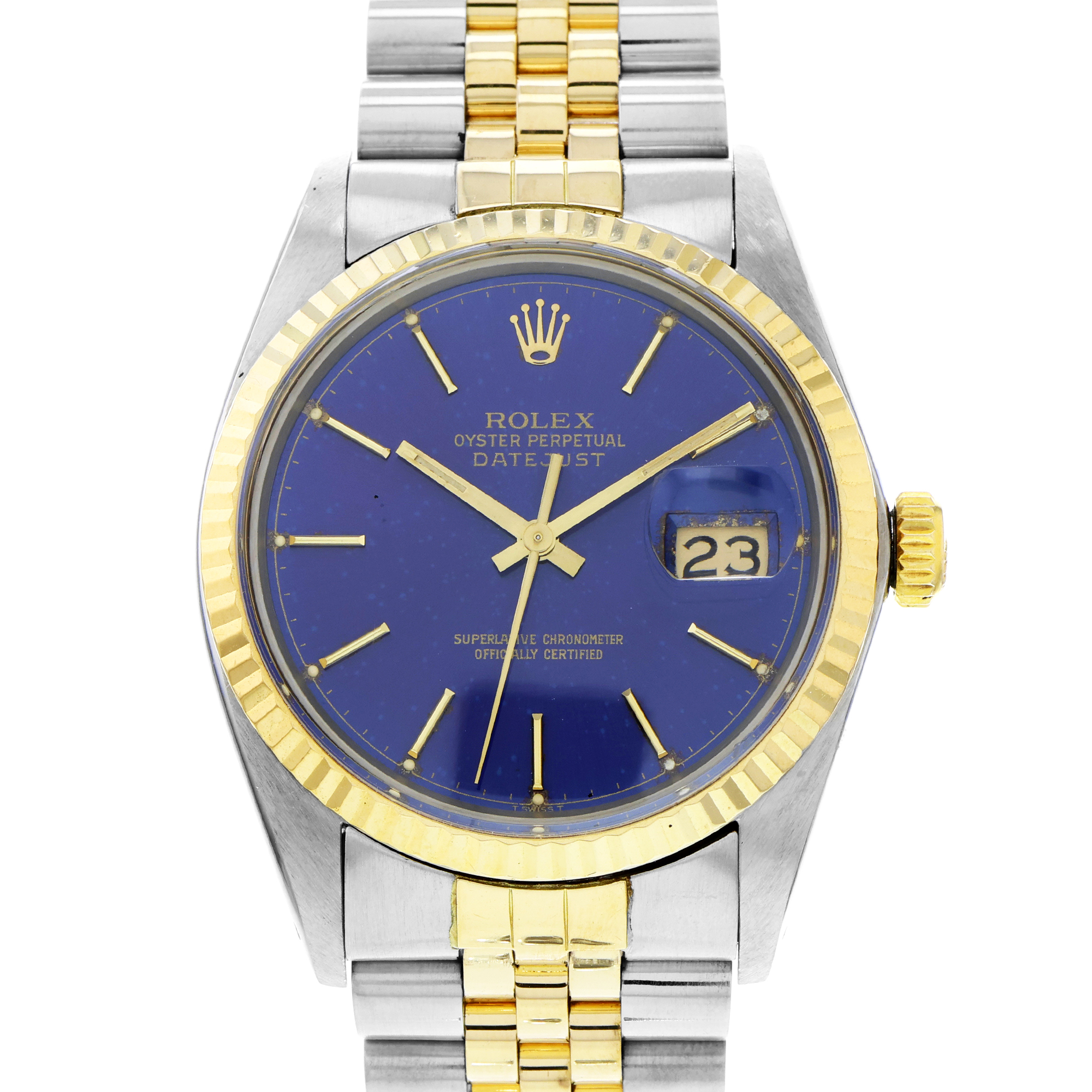 Rolex Datejust 36 16013 Blue Dial Automatic Date thumbnail 1