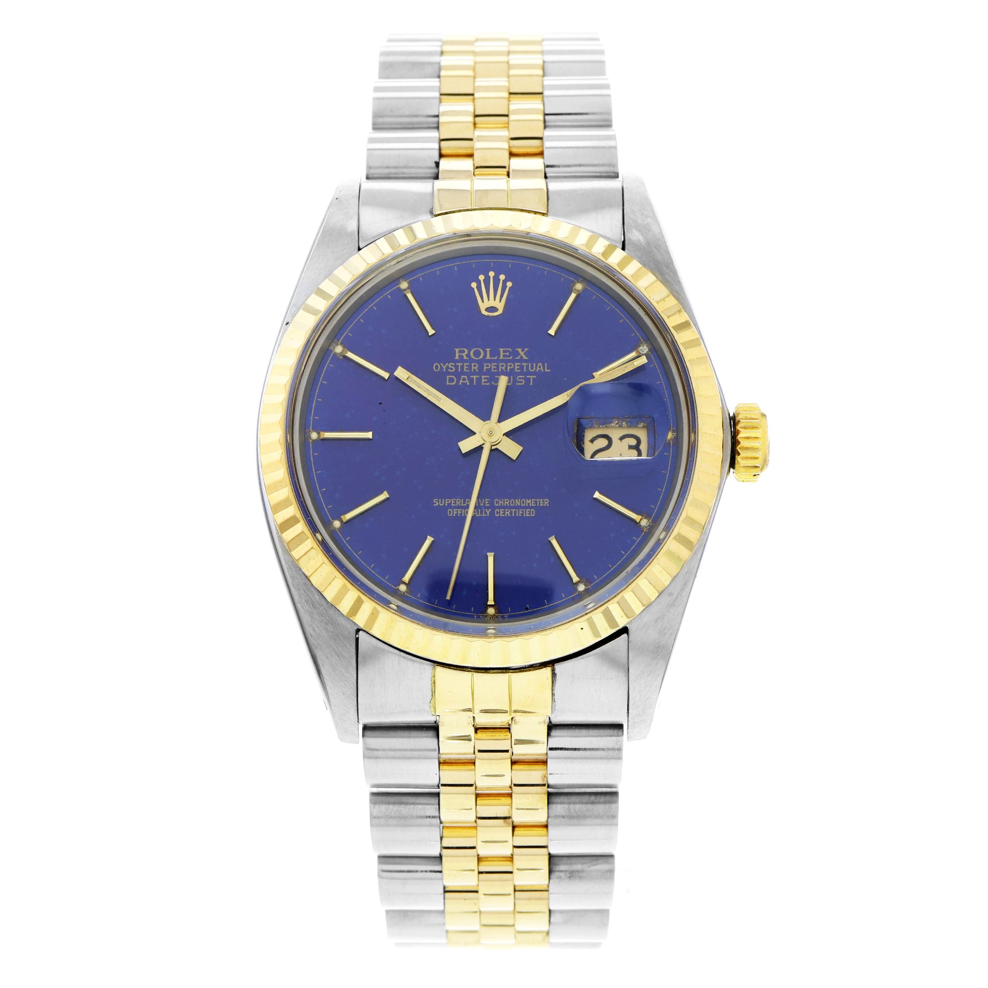 Rolex Datejust 36 16013 Blue Dial Automatic Date thumbnail 2