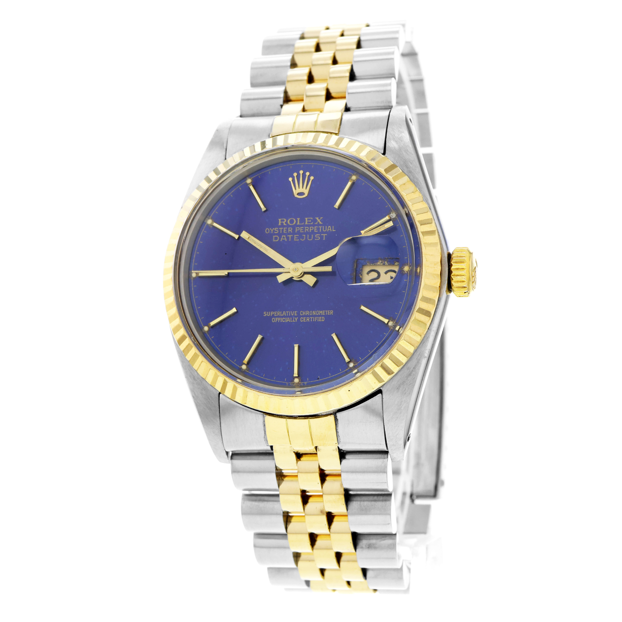 Rolex Datejust 36 16013 Blue Dial Automatic Date thumbnail 3