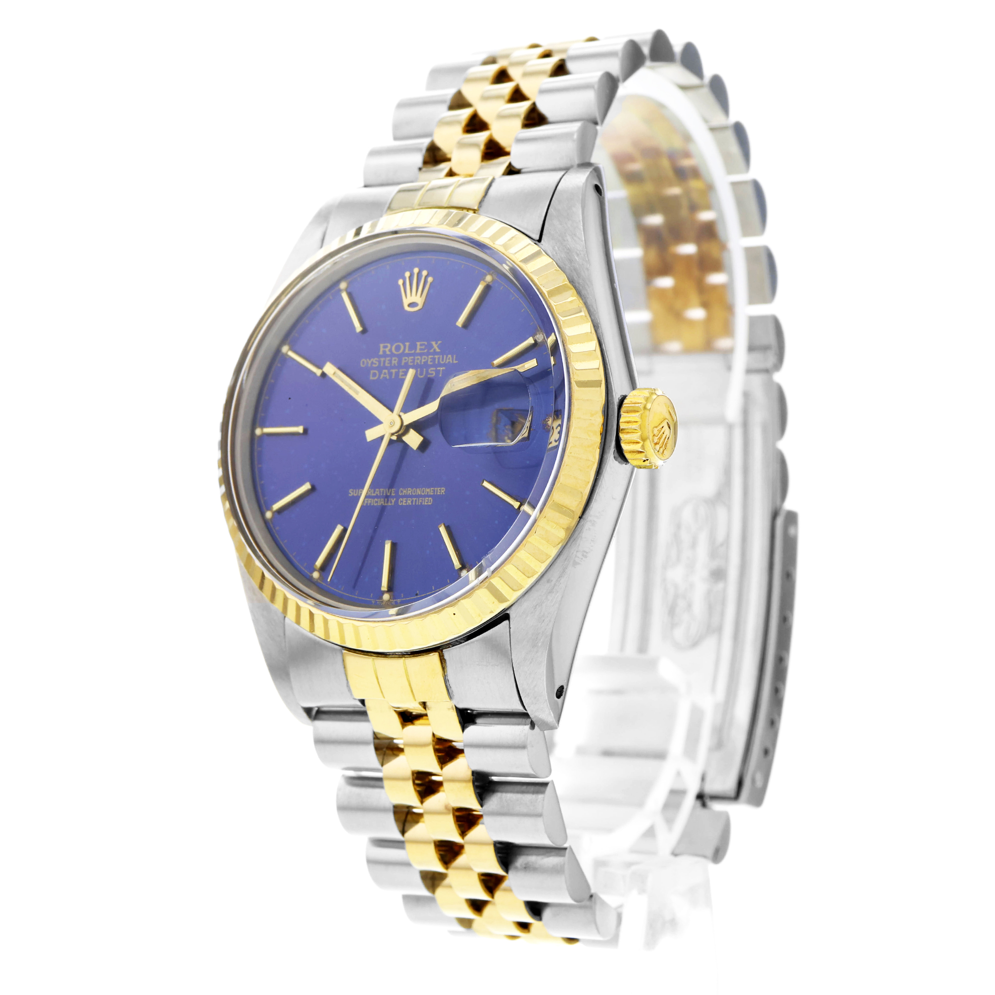 Rolex Datejust 36 16013 Blue Dial Automatic Date thumbnail 4