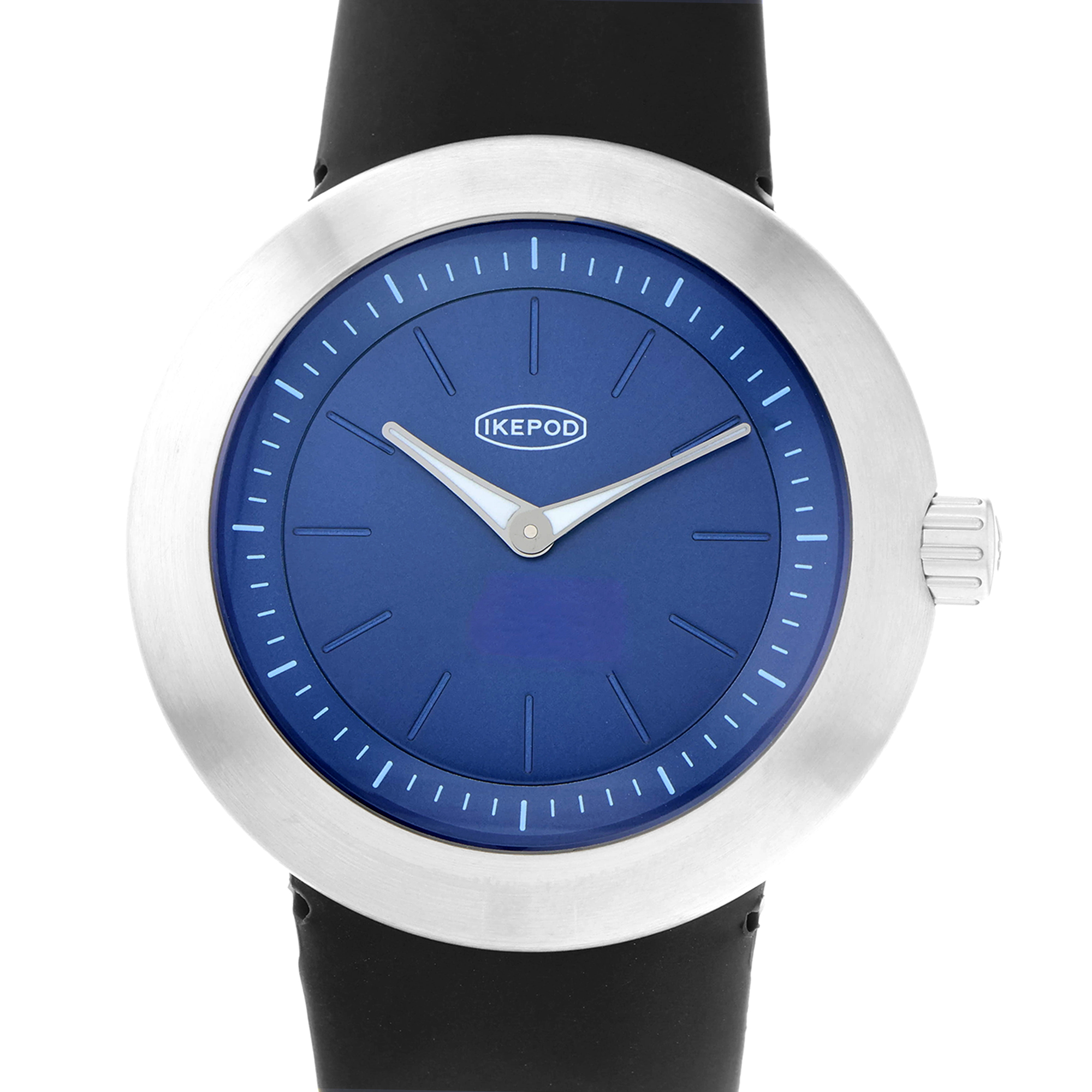 Ikepod Duopod Midnight Blue 008 D008 NEVER-WORN-WATCH-CLOSEOUT thumbnail 1